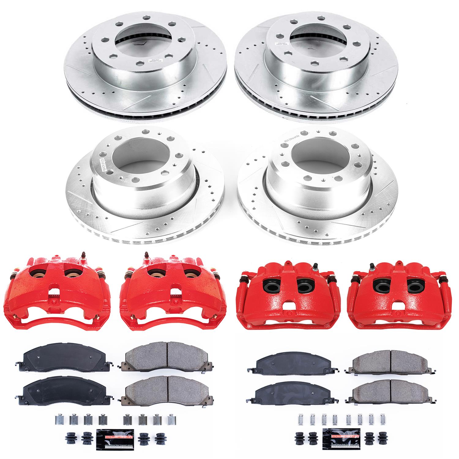 Power Stop 13-18 Ram 3500 Front & Rear Z23 Evolution Kit w/Cals (Bundled Kit) thumbnail 6