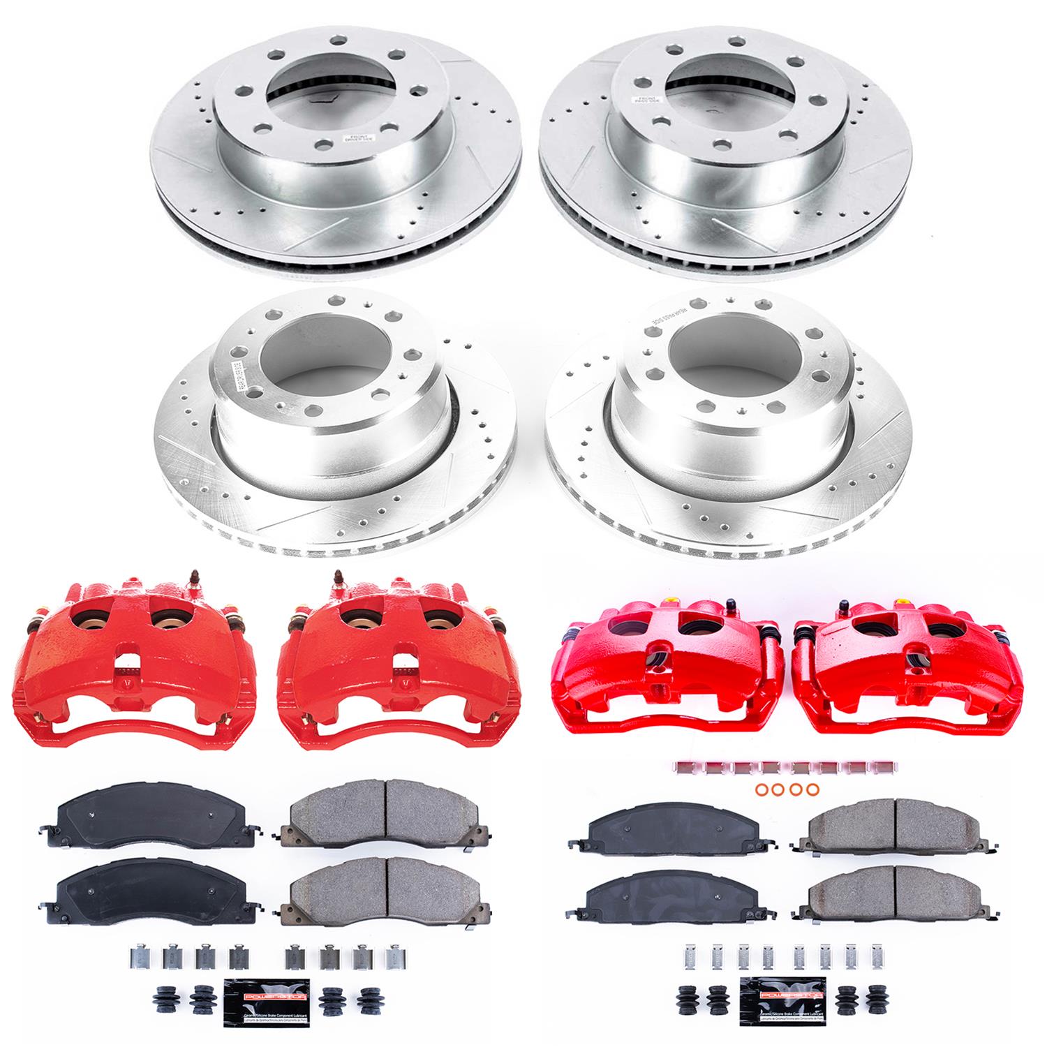 Power Stop 13-18 Ram 3500 Front & Rear Z23 Evolution Kit w/Cals (Bundled Kit) thumbnail 6