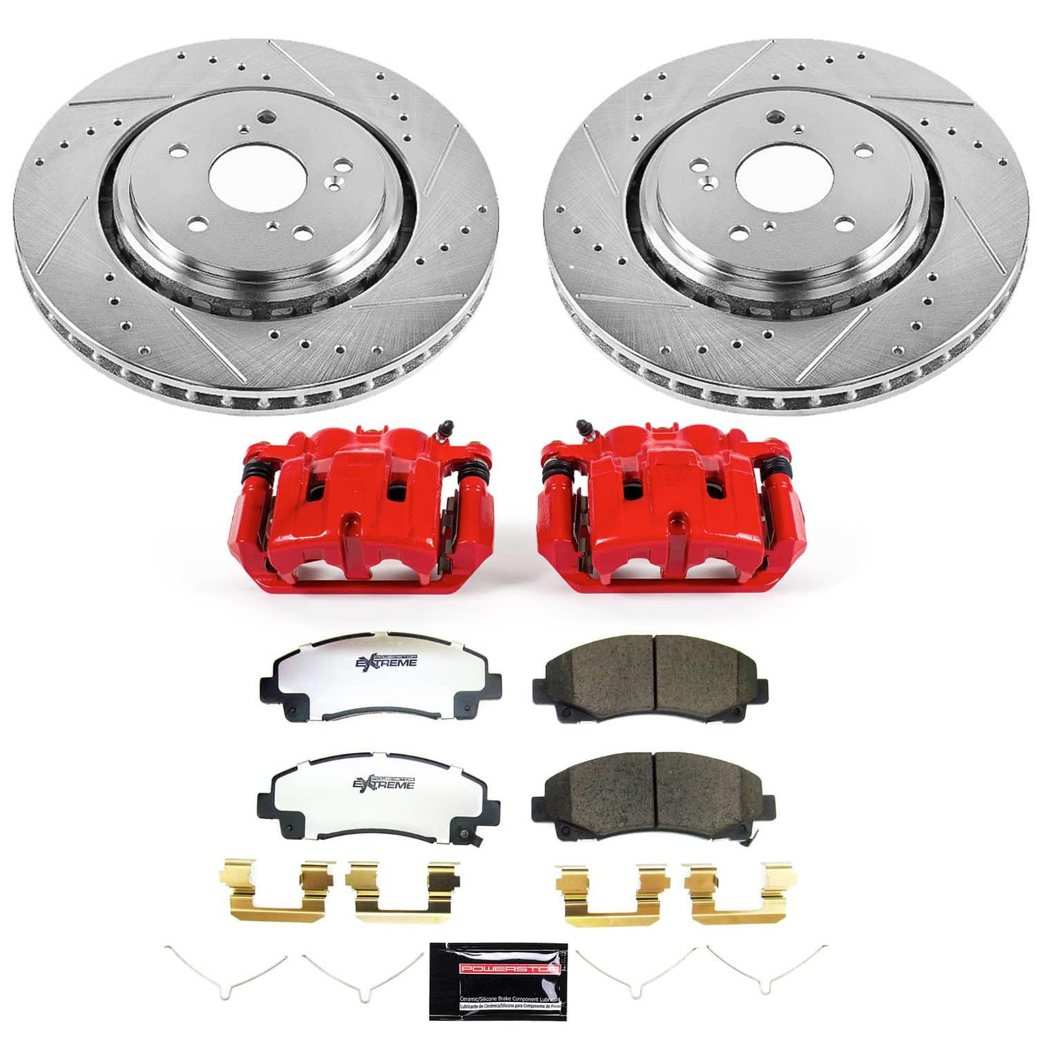 Power Stop 15-20 Acura TLX Front Z26 Street Kit w/Calipers (1x psbS3102, 1x psbK7214-26) thumbnail 7