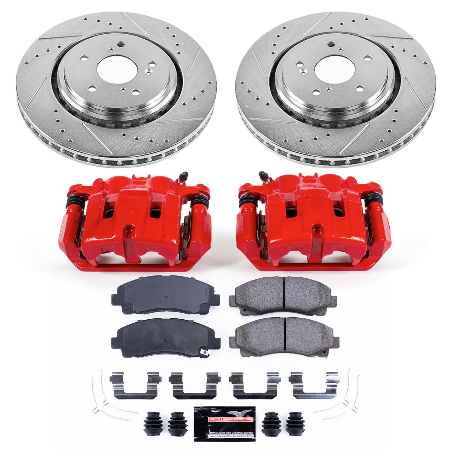 Power Stop 15-19 Acura TLX Front Z23 Evolution Sport Brake Kit w/Calipers (1x psbK7214, 1x psbS3102) thumbnail 5