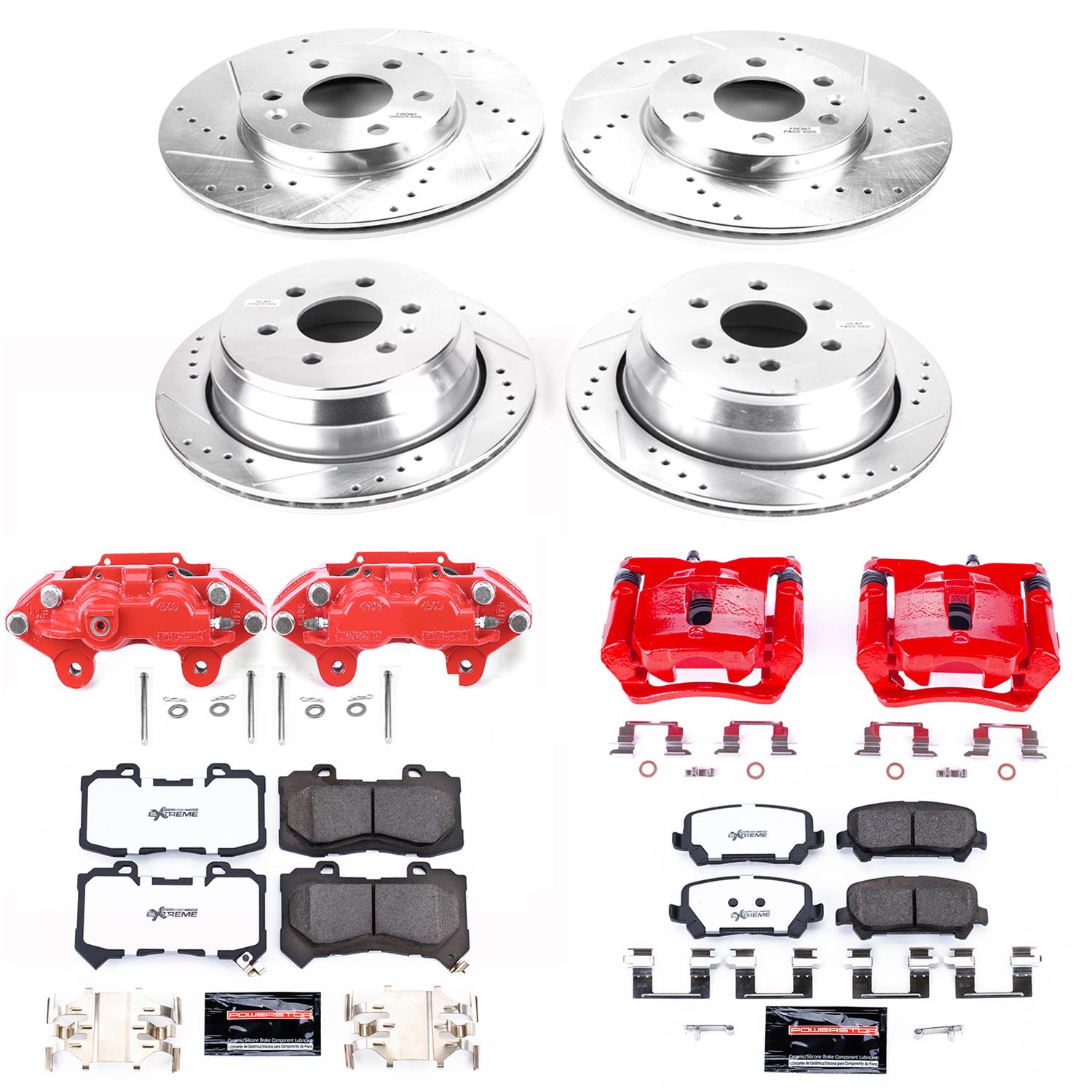 Power Stop 15-20 GMC Canyon Front and Rear Z36 Truck & Tow Kit w/Cals (1x psbS5520, 1x psbK7126-36, 1x psbK7127-36, 1x psbS5522) thumbnail 8
