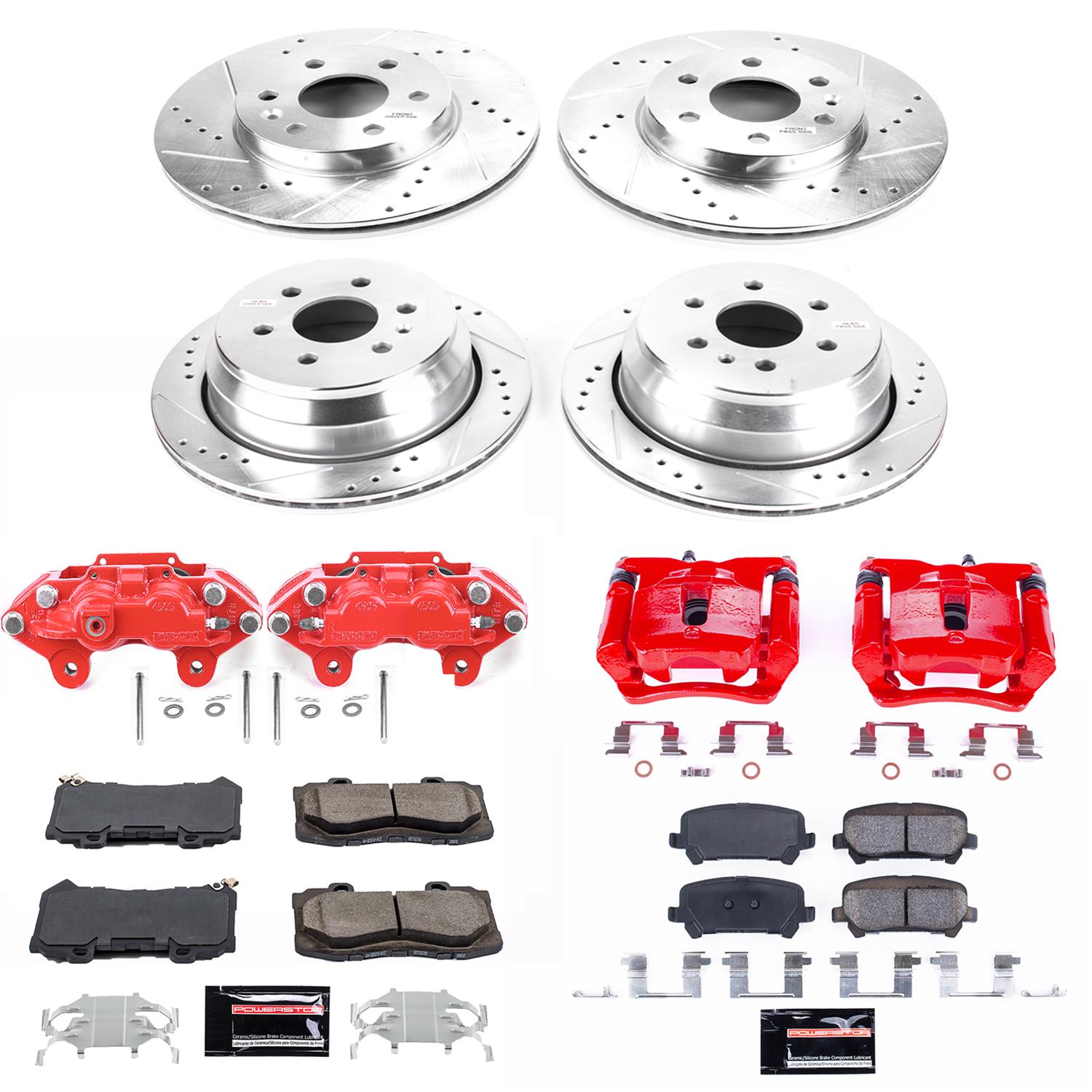 Power Stop 15-19 Chevrolet Colorado Front & Rear Z23 Evolution Sport Brake Kit w/Calipers (1x psbK7127, 1x psbS5520, 1x psbS5522, 1x psbK7126) thumbnail 5