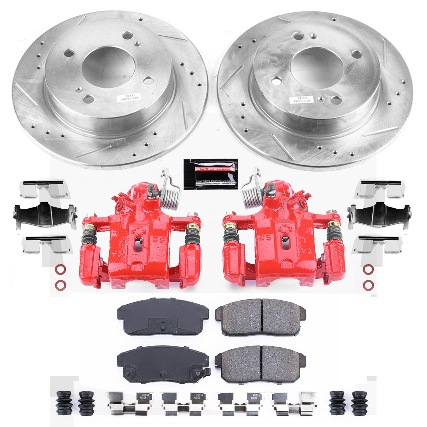 Power Stop 01-02 Infiniti G20 Rear Z23 Evolution Sport Brake Kit w/Calipers (1x psbS2626, 1x psbK741) thumbnail 2