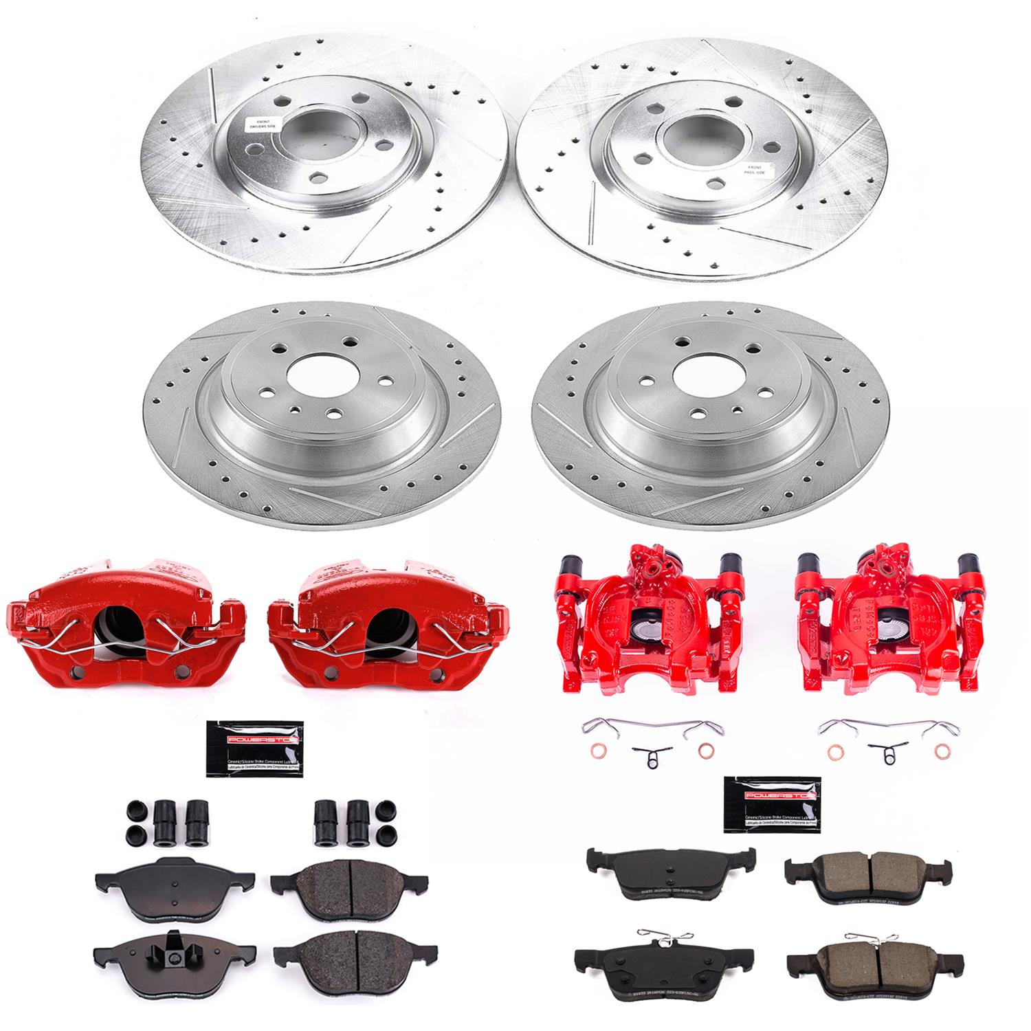 Power Stop 17-19 Ford Escape Front & Rear Z23 Evolution Sport Brake Kit w/Calipers (1x psbS2942D, 1x psbK4575, 1x psbS5476, 1x psbK7723) thumbnail 5