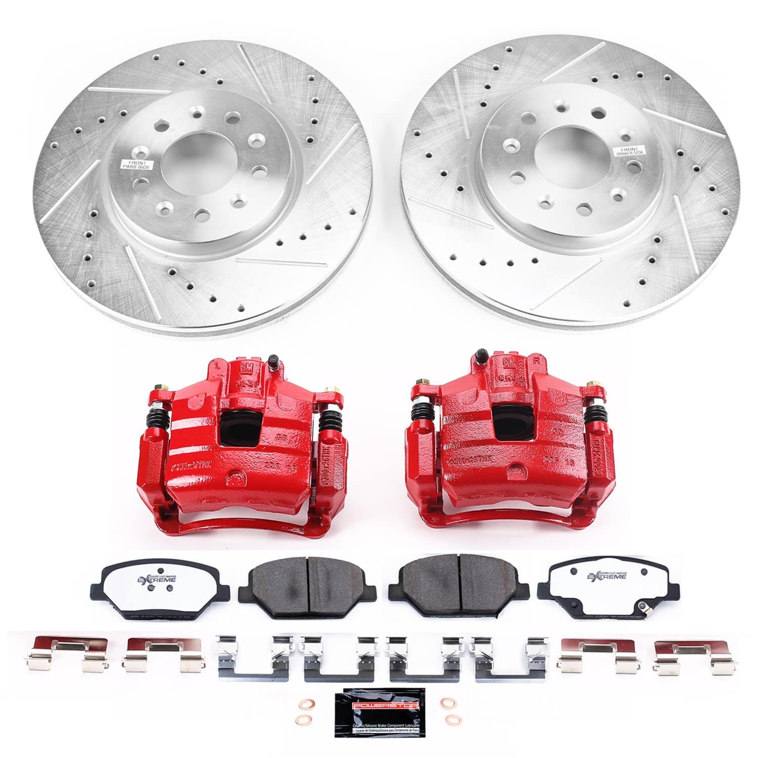 Power Stop 18-20 Buick Regal TourX Front Z26 Street Kit w/Calipers (1x psbS5546, 1x psbK7661-26) thumbnail 6
