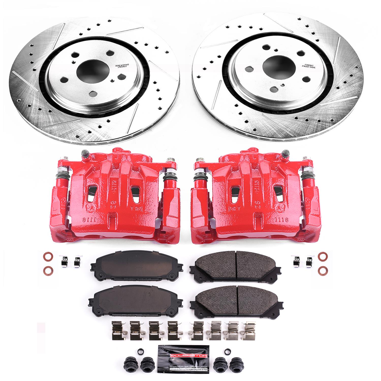 Power Stop 16-18 Lexus RX350 Front Z23 Evolution Sport Brake Kit w/Calipers (1x psbK7688, 1x psbS6274) thumbnail 4