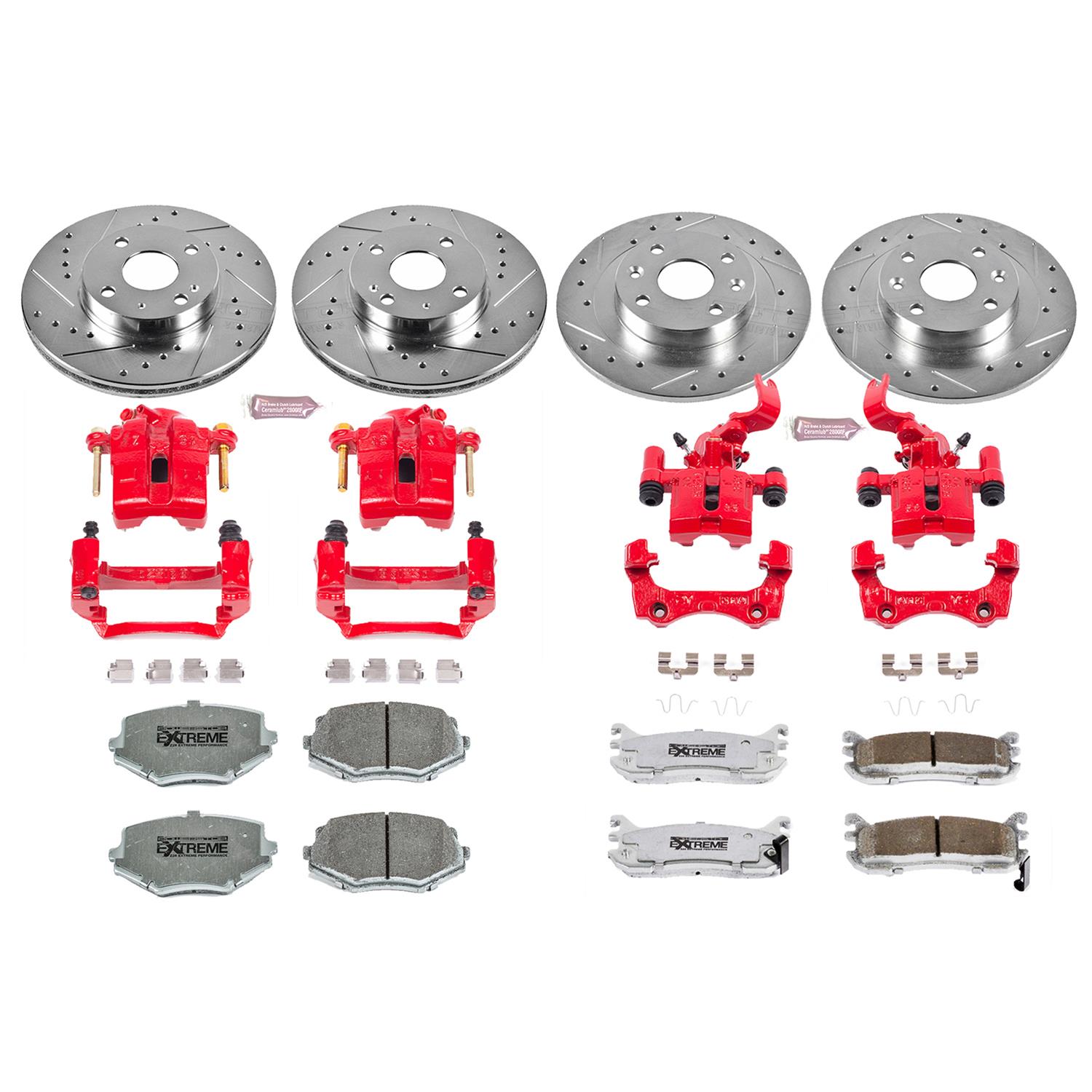 Power Stop KC79426 Power Stop Z26 Street Warrior Brake Upgrade Kits