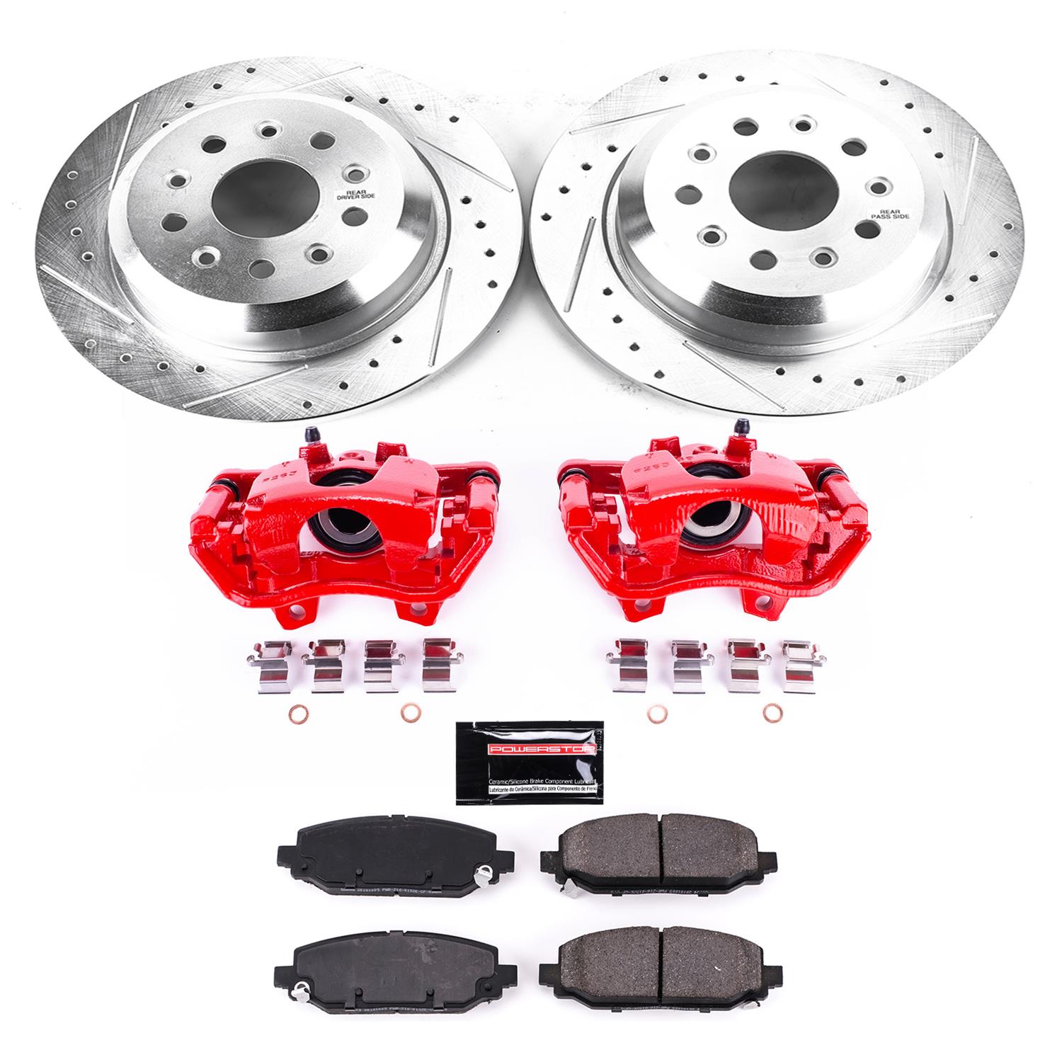 Power Stop 18-19 Jeep Wrangler Rear Z23 Evolution Sport Brake Kit w/Calipers (1x psbK7942, 1x psbS15014) thumbnail 7