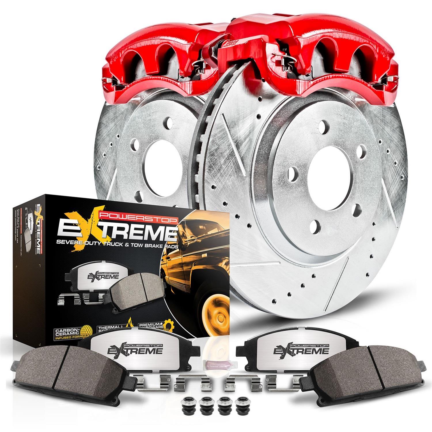 Power Stop 10-18 Ford Expedition Rear Z36 Truck & Tow Brake Kit w/ Calipers (1x psbK8030-36, 1x psbS15018) thumbnail 3