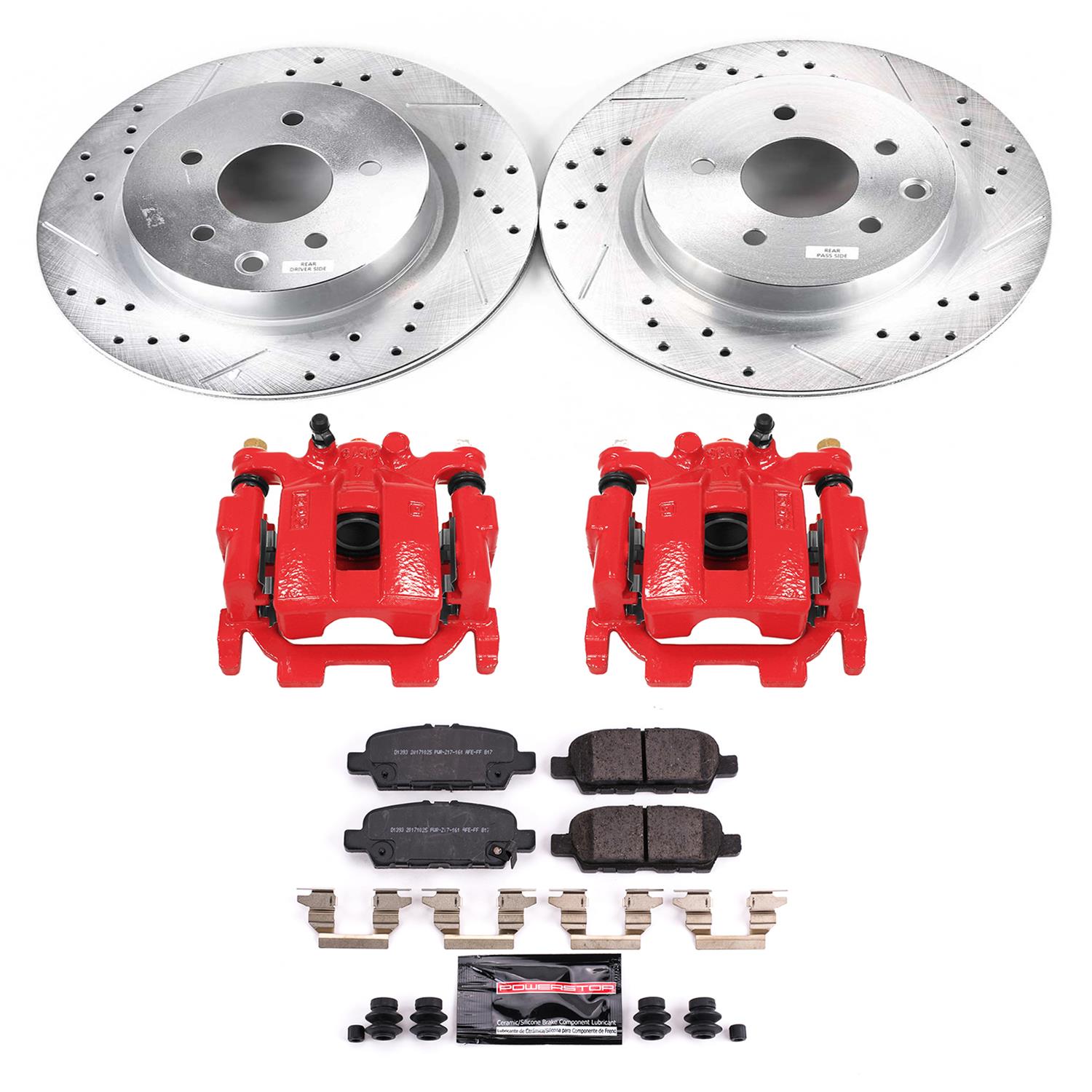 Power Stop 2018 Nissan Maxima Rear Z23 Evolution Sport Brake Kit w/Calipers (1x psbK8062, 1x psbS6240) thumbnail 8