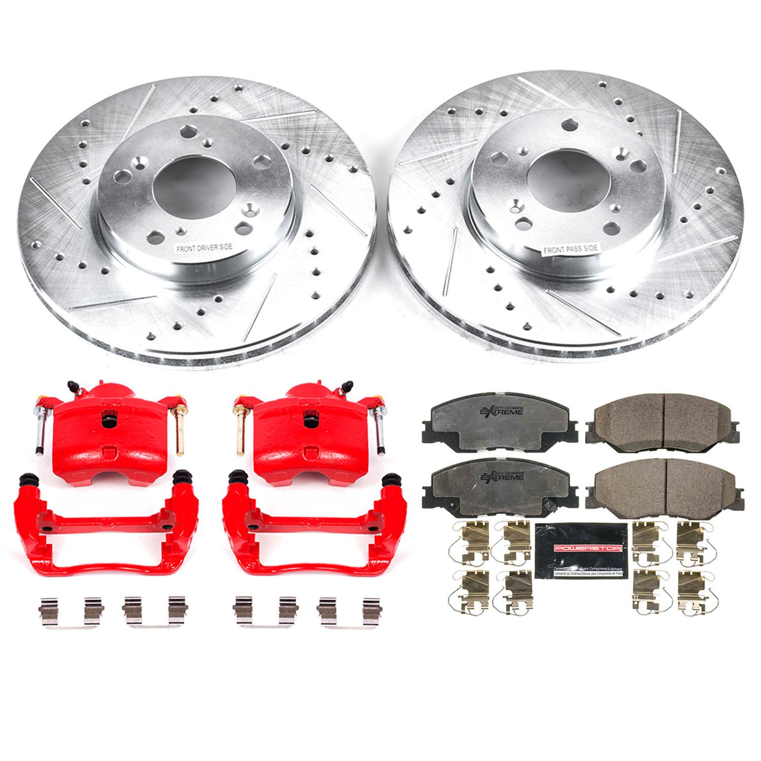 Power Stop 22-23 Honda Civic Front Z26 Street Kit w/Calipers (1x psbS2660, 1x psbK8318-26) thumbnail 6