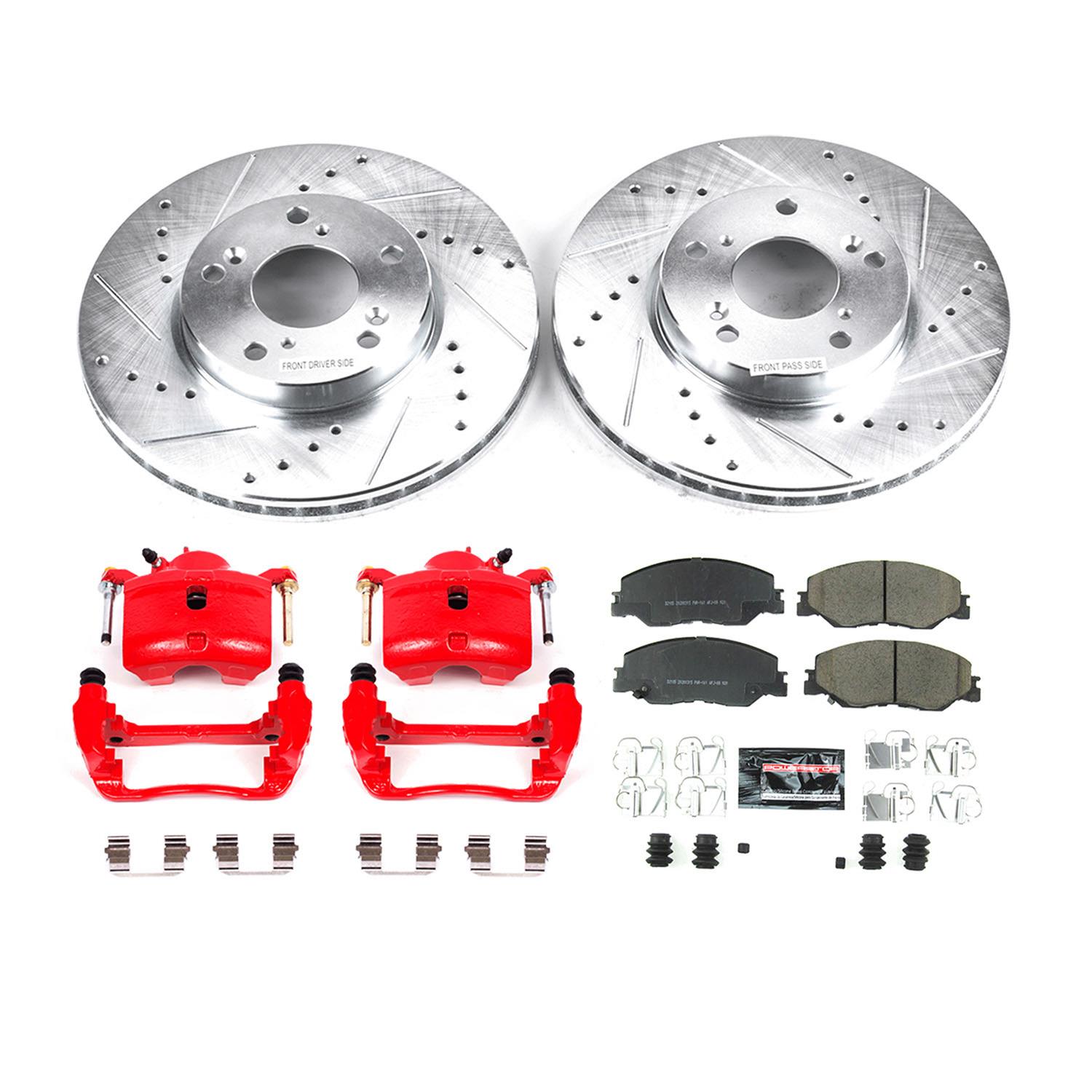 Power Stop 22-23 Honda Civic Front Z23 Evolution Kit w/Calipers (1x psbK8318, 1x psbS2660) thumbnail 2