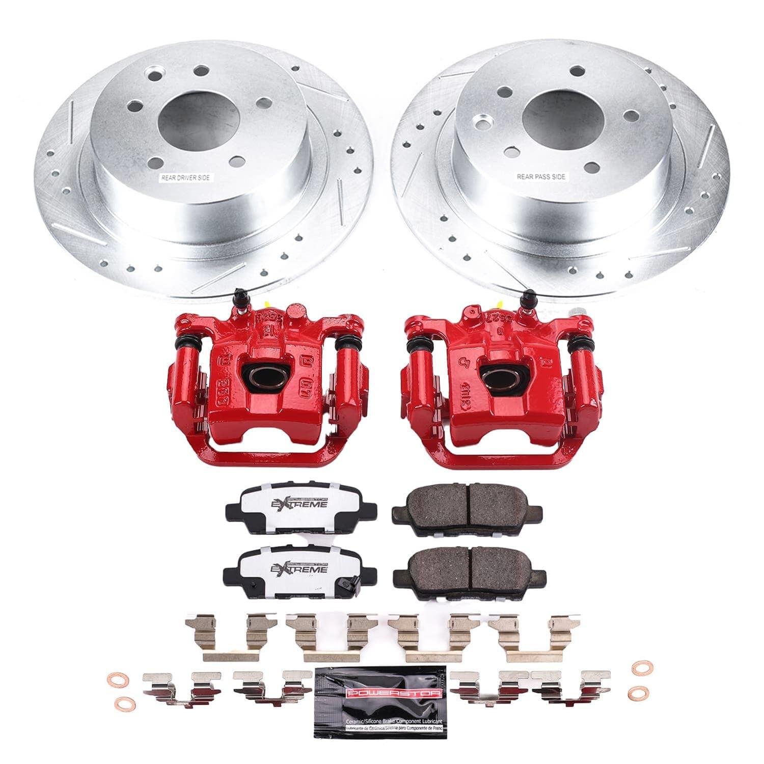 Power Stop 2019 Nissan Sentra Rear Z26 Street Kit w/Calipers (1x psbS3582, 1x psbK8335-26) thumbnail 6