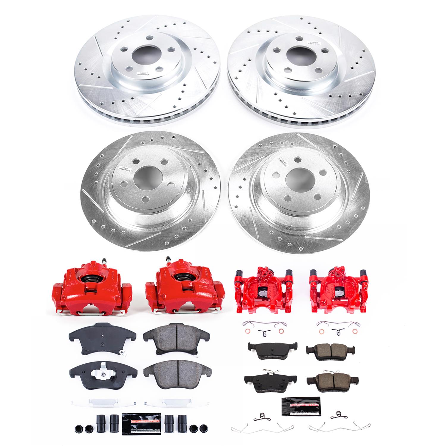 Power Stop 19-20 Ford Police Responder Hybrid Front & Rear Z23 Evolution Kit w/Calipers (1x psbS5474, 1x psbS5476, 1x psbK7417, 1x psbK8540) thumbnail 2