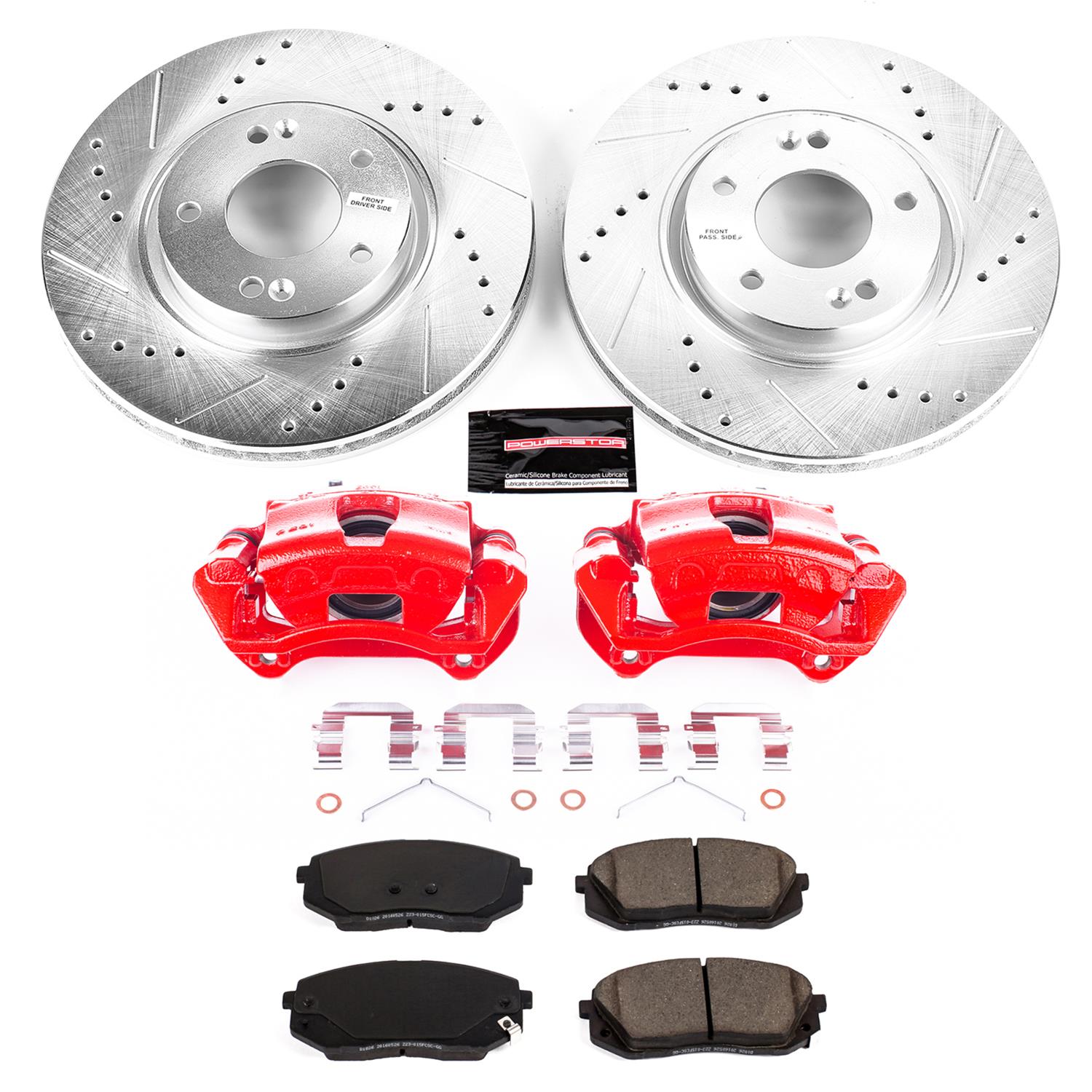Power Stop 2017 Kia Optima Front Z23 Evolution Sport Brake Kit w/Calipers (1x psbS7324, 1x psbK8621) thumbnail 5
