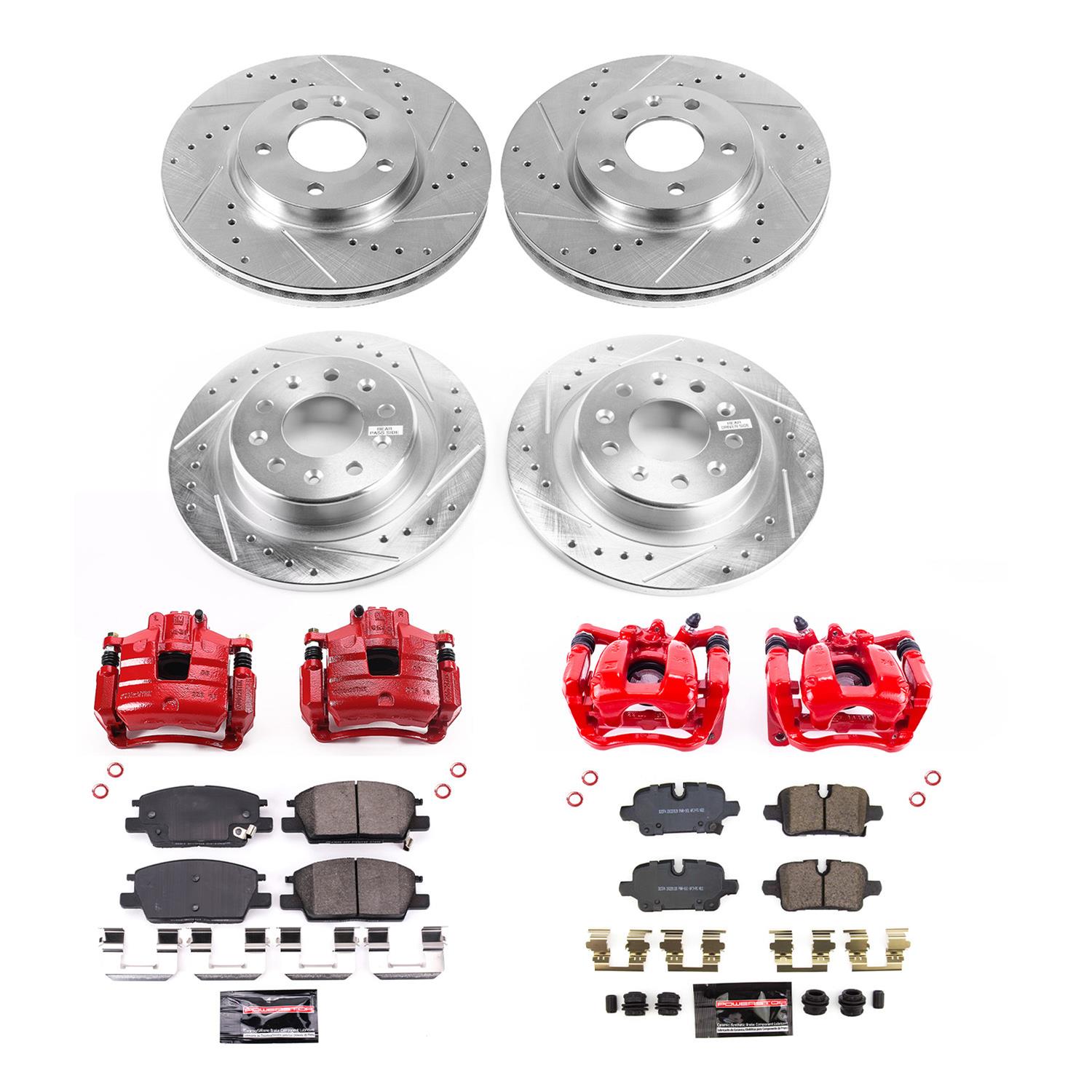 Power Stop 2020 Chevrolet Malibu Front & Rear Z23 Evolution Kit w/Calipers (1x psbK7400, 1x psbS5546, 1x psbS5544, 1x psbK8676) thumbnail 7