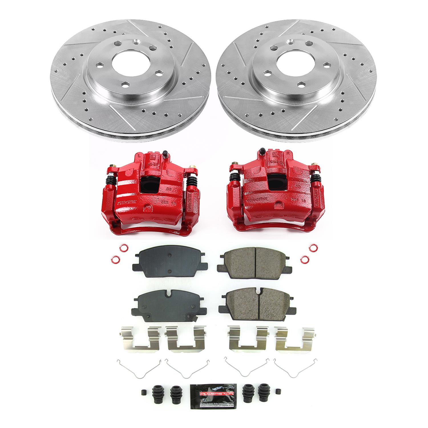 Power Stop 2021 Chevrolet Malibu Front Z23 Evolution Kit w/Calipers (1x psbS5546, 1x psbK8738) thumbnail 3