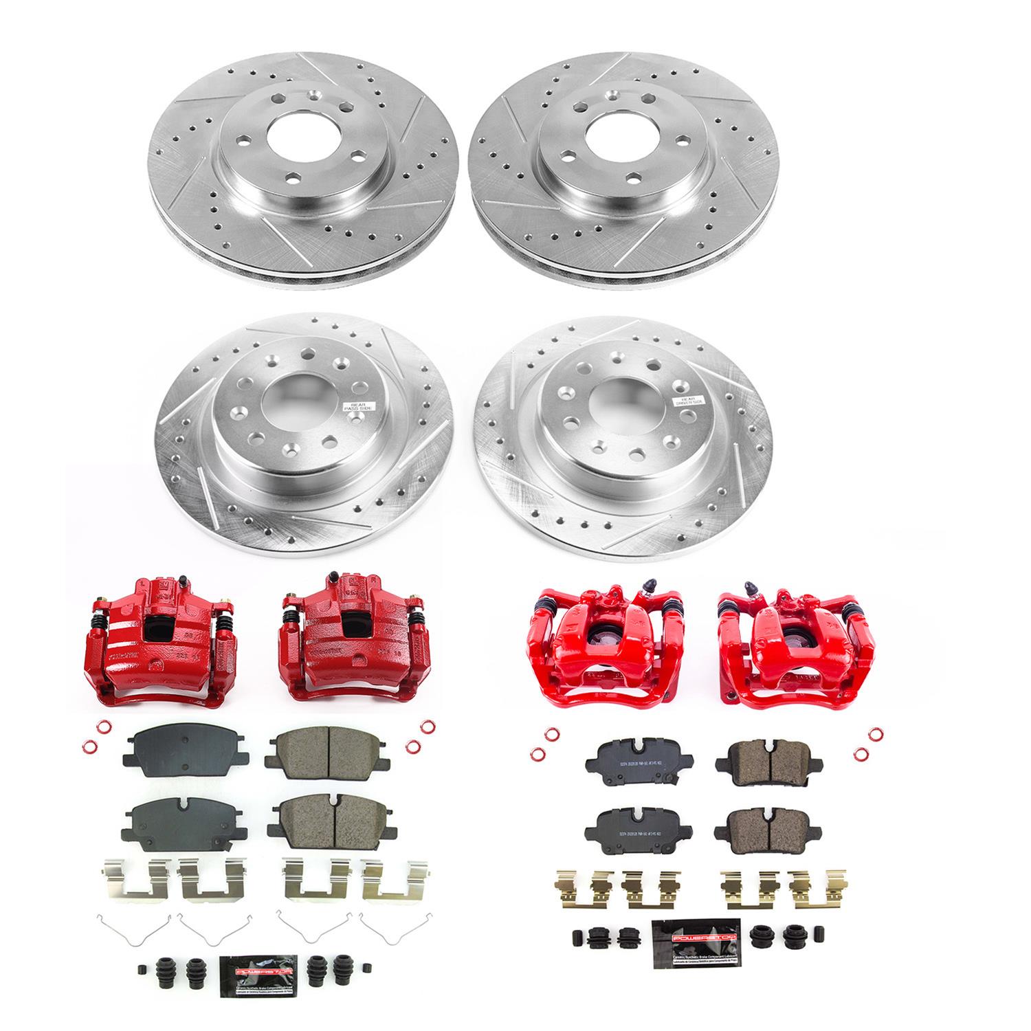 Power Stop 2021 Chevrolet Malibu Front & Rear Z23 Evolution Kit w/Calipers (1x psbS5546, 1x psbS5544, 1x psbK8676, 1x psbK8738) thumbnail 7