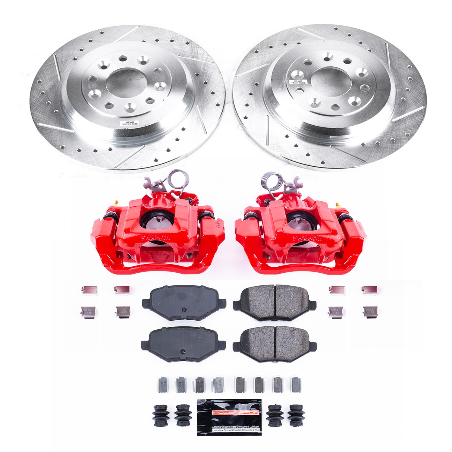 Power Stop 13-14 Ford Edge Rear Z23 Evolution Kit W/Cals (1x psbS5298, 1x psbK8846) thumbnail 7