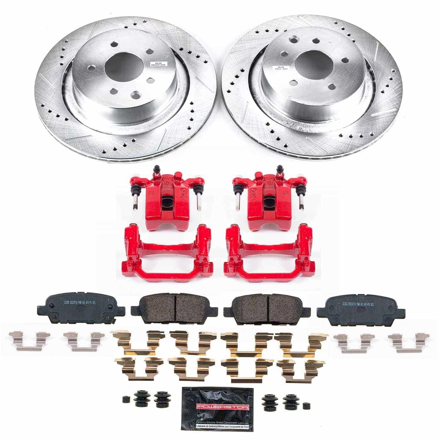 Power Stop 14-15 Infiniti Q60 Rear Z23 Evolution Kit w/Calipers (1x psbS3738, 1x psbK9062) thumbnail 2