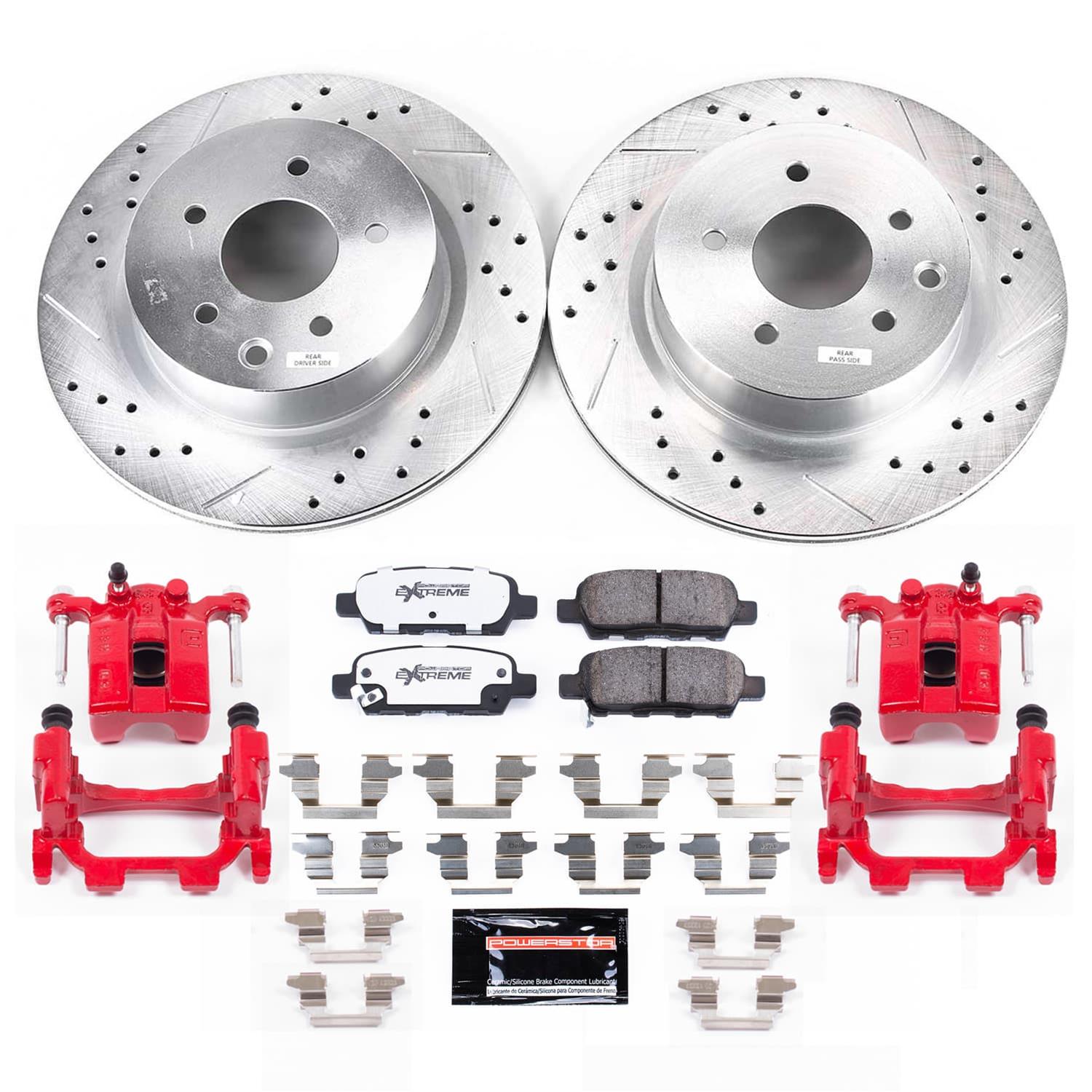 Power Stop 08-09 Infiniti EX35 Rear Z26 Street Kit w/Calipers (1x psbS6036, 1x psbK9064-26) thumbnail 6