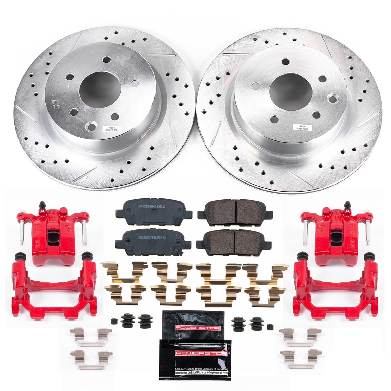 Power Stop 08-09 Infiniti EX35 Rear Z23 Evolution Kit w/Calipers (1x psbS6036, 1x psbK9064) thumbnail 2