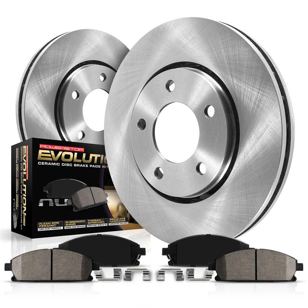Power Stop KCOE5118 Power Stop Z17 Evolution Plus Stock Replacement Brake Kits with Calipers