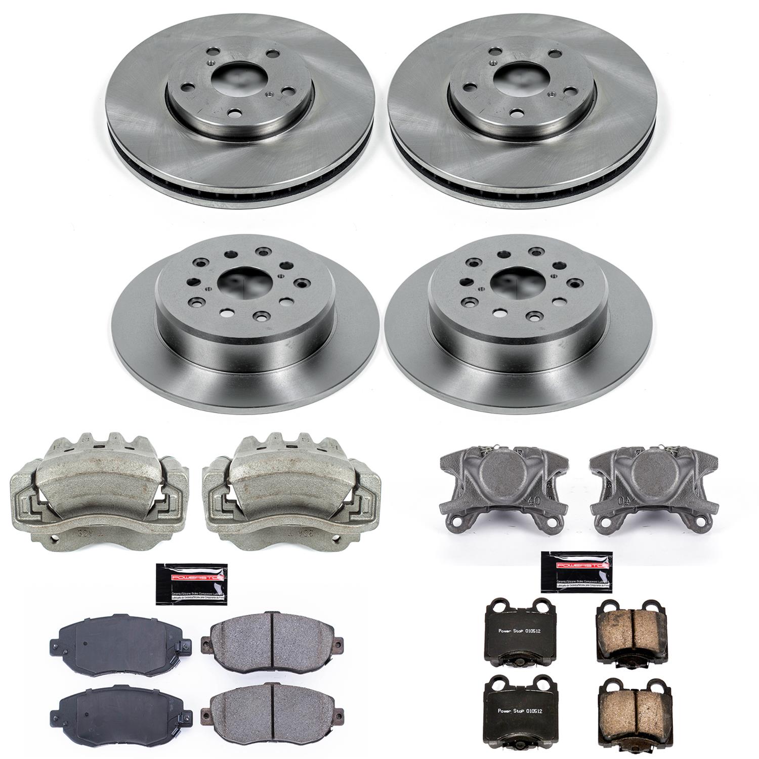 Power Stop 01-05 Lexus IS300 Front & Rear Autospecialty Kit w/Cals (Bundled Kit) thumbnail 2