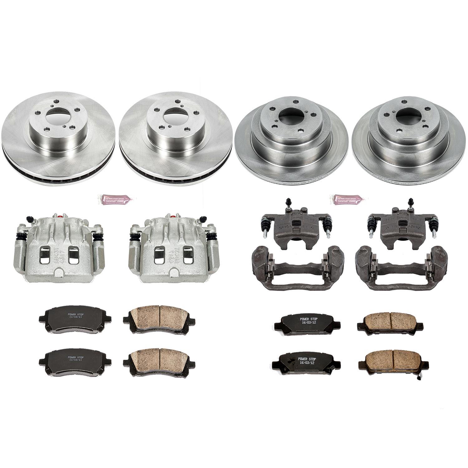 Power Stop KCOE1122 Power Stop Z17 Evolution Plus Stock Replacement