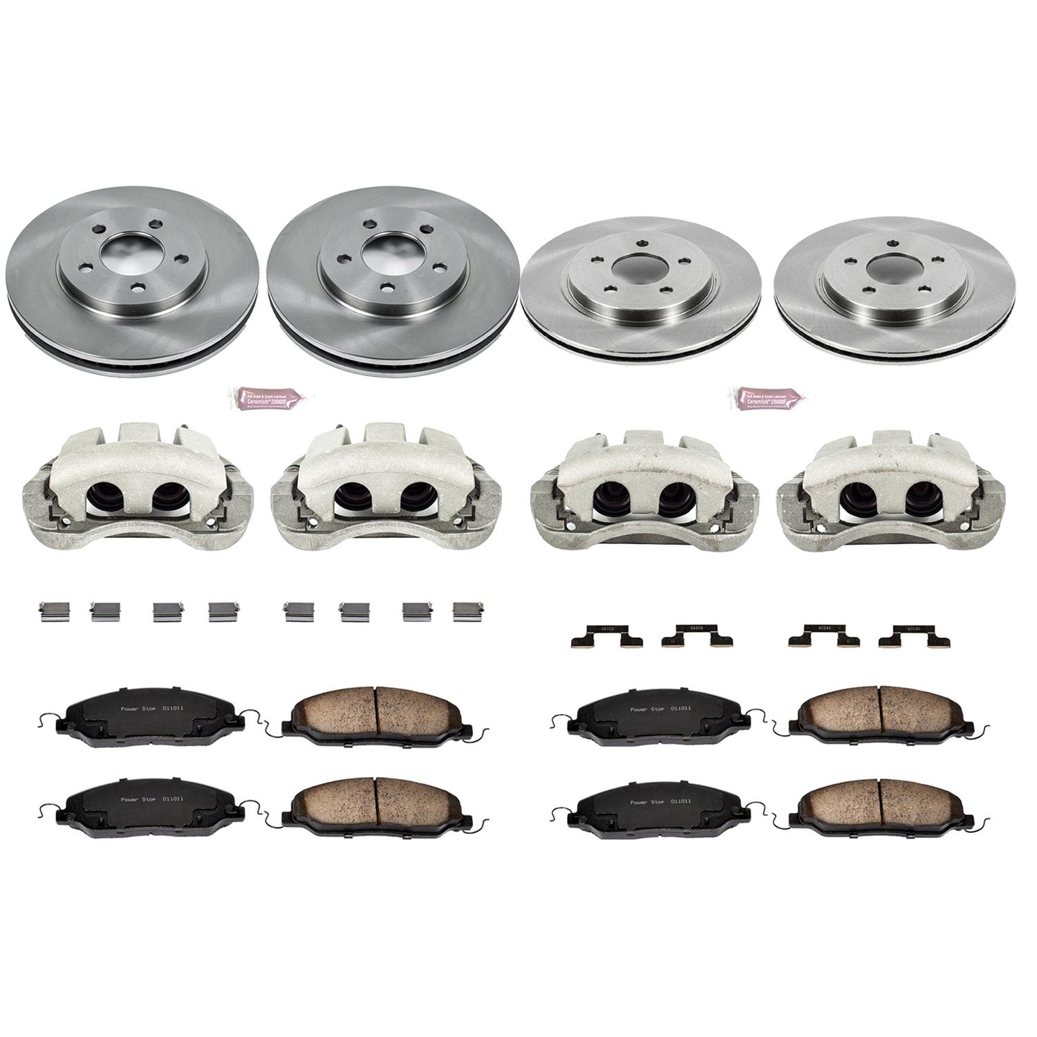 Power Stop 05-10 Ford Mustang Front & Rear Autospecialty Brake Kit w/Calipers (1x psbKCOE1382, 1x psbKCOE1384) thumbnail 2
