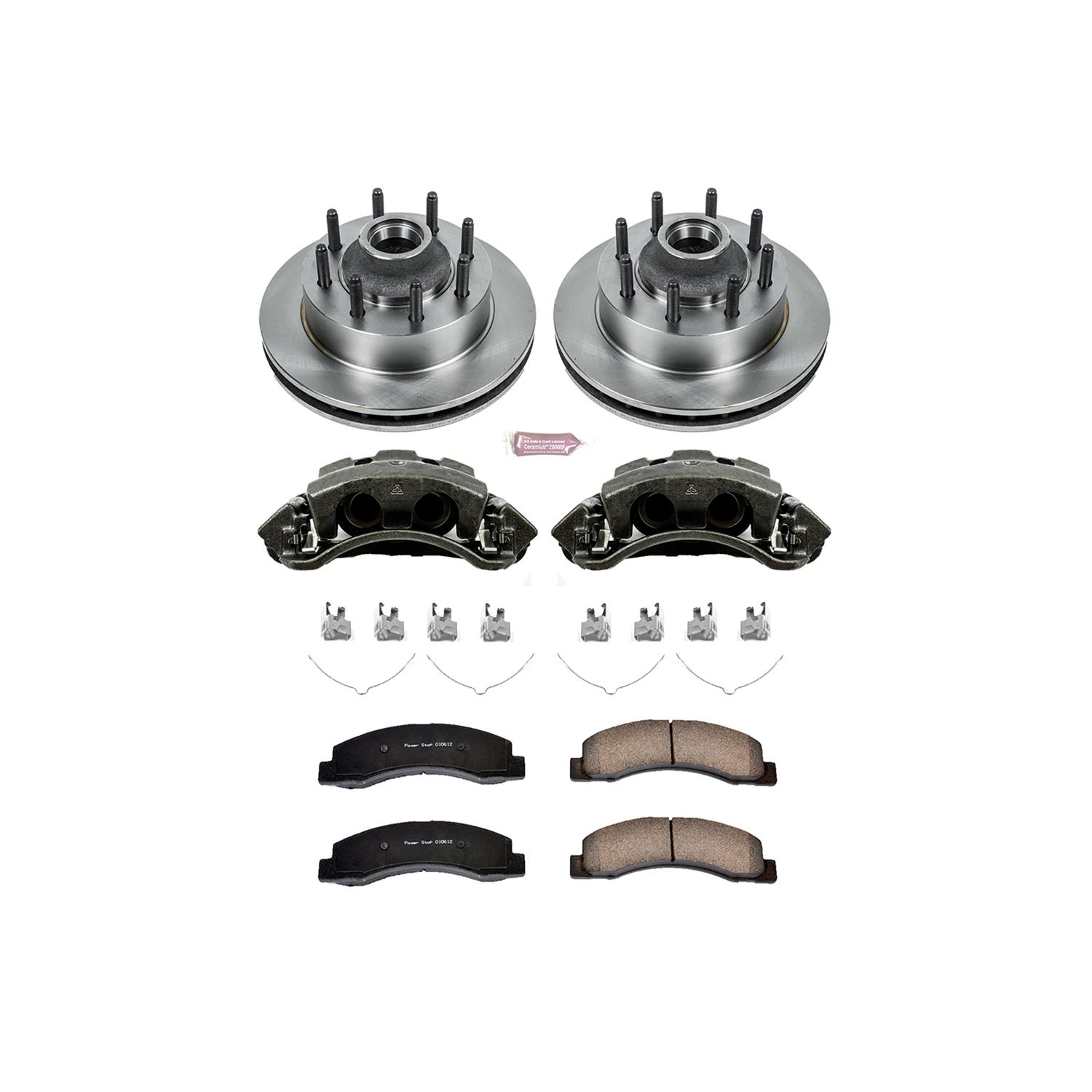 Power Stop 03-04 Ford F-350 Super Duty Front Autospecialty Kit w/Cals (1x psbL4791, 2x psbAR8181, 1x psbL4790, 1x psb16-756) thumbnail 2