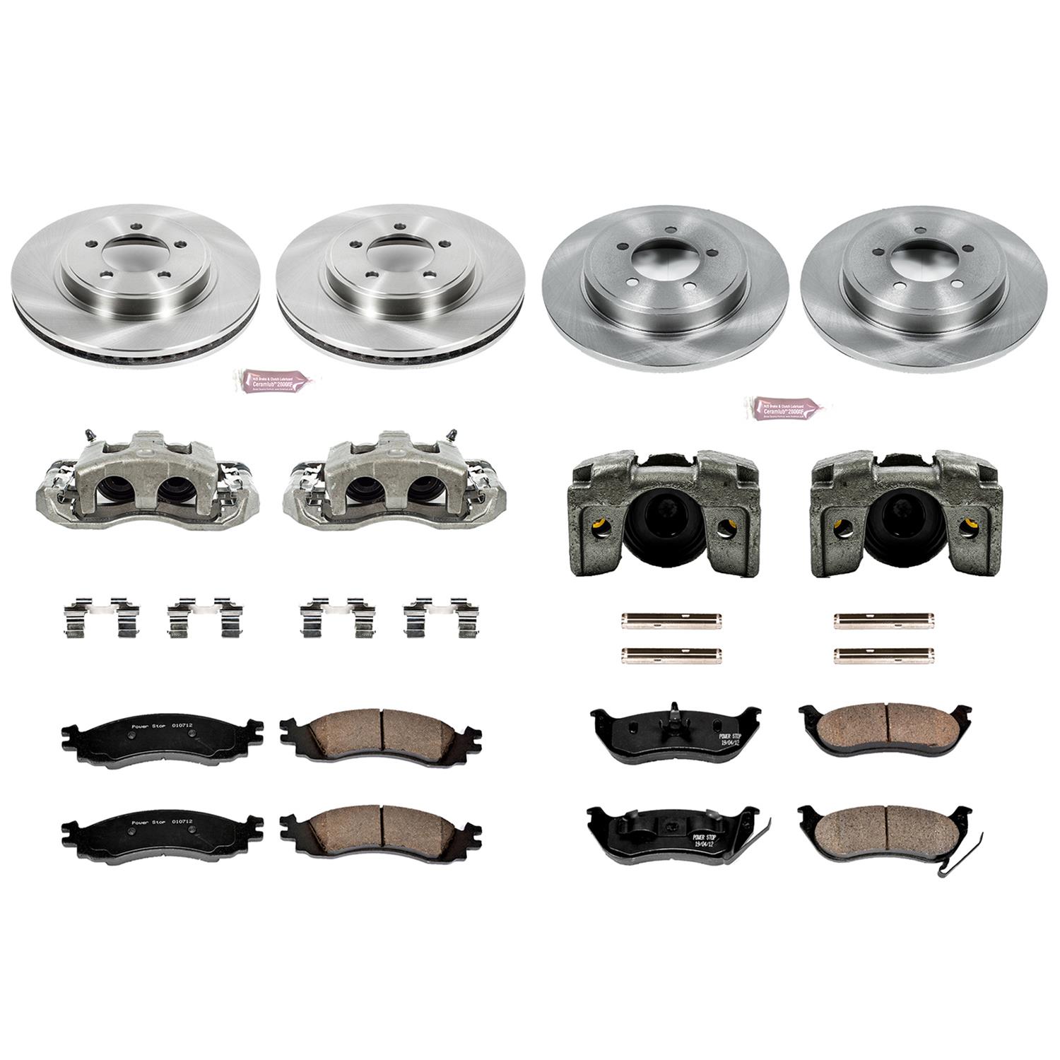Power Stop 06-10 Ford Explorer Front & Rear Autospecialty Kit w/Cals (Bundled Kit) thumbnail 2