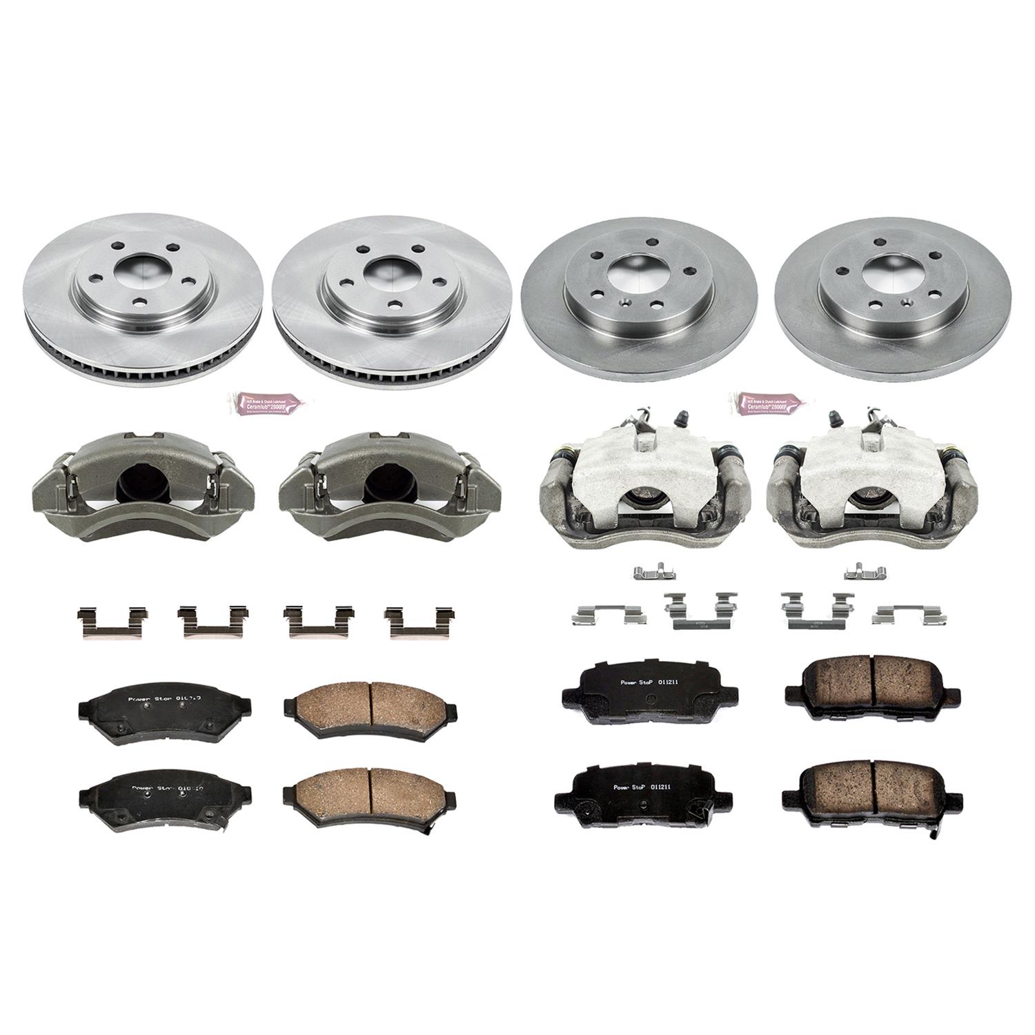 Power Stop 05-09 Buick Allure Front & Rear Autospecialty Brake Kit w/Calipers (1x psbKCOE1588, 1x psbKCOE1602A) thumbnail 2