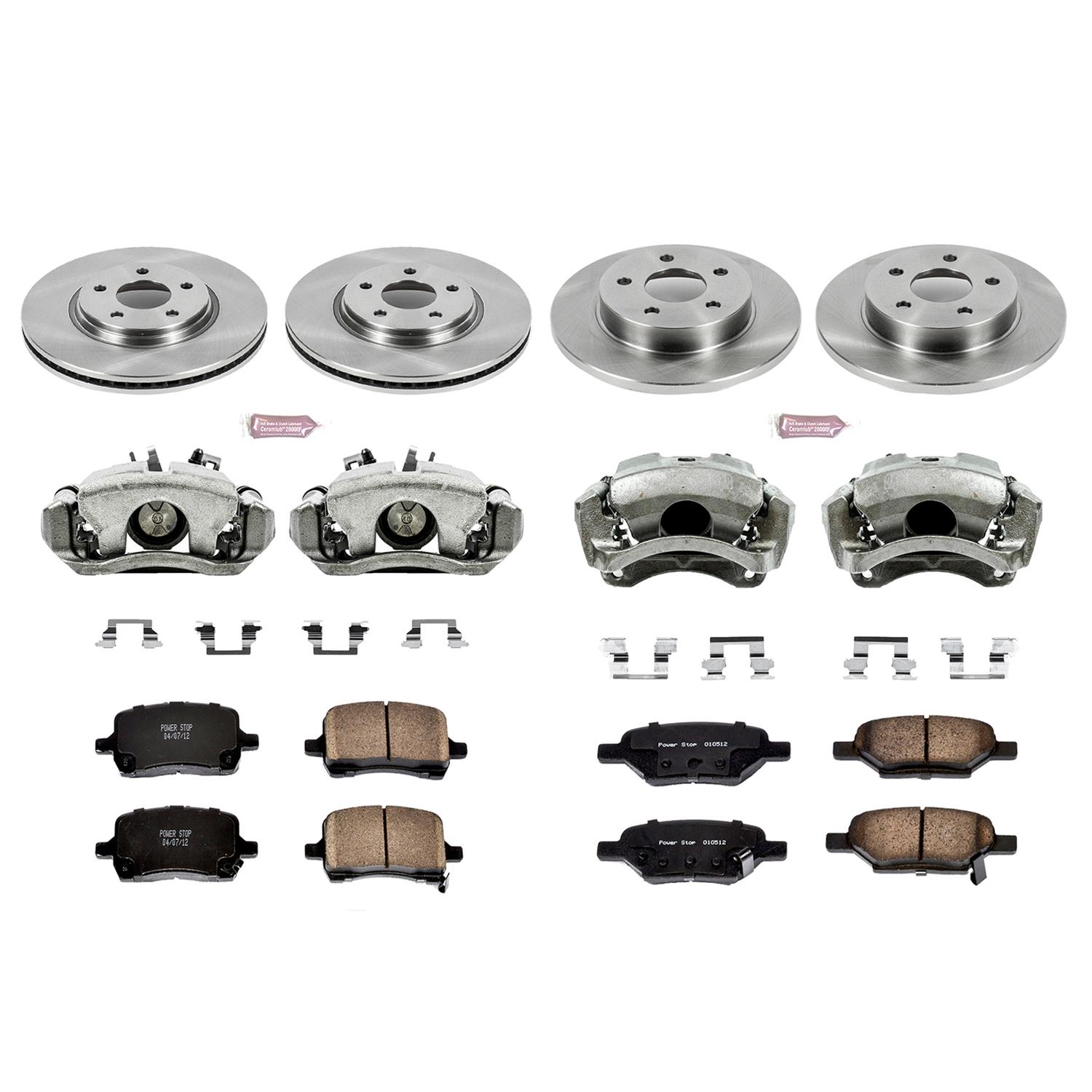 Power Stop 04-08 Chevrolet Malibu Front & Rear Autospecialty Brake Kit w/Calipers (1x psbKCOE1610A, 1x psbKCOE1616) thumbnail 2