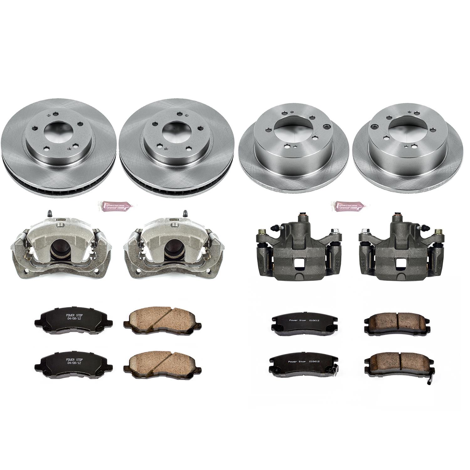 Power Stop 01-05 Chrysler Sebring Front & Rear Autospecialty Brake Kit w/Calipers (1x psbKCOE1678, 1x psbKCOE1203) thumbnail 2
