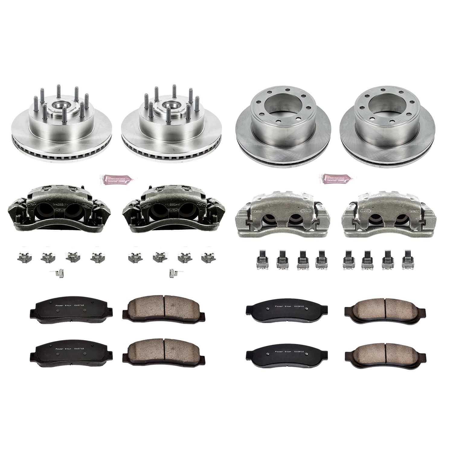 Power Stop 05-07 Ford F-250 Super Duty Front & Rear Autospecialty Kit w/Cals (Bundled Kit) thumbnail 2