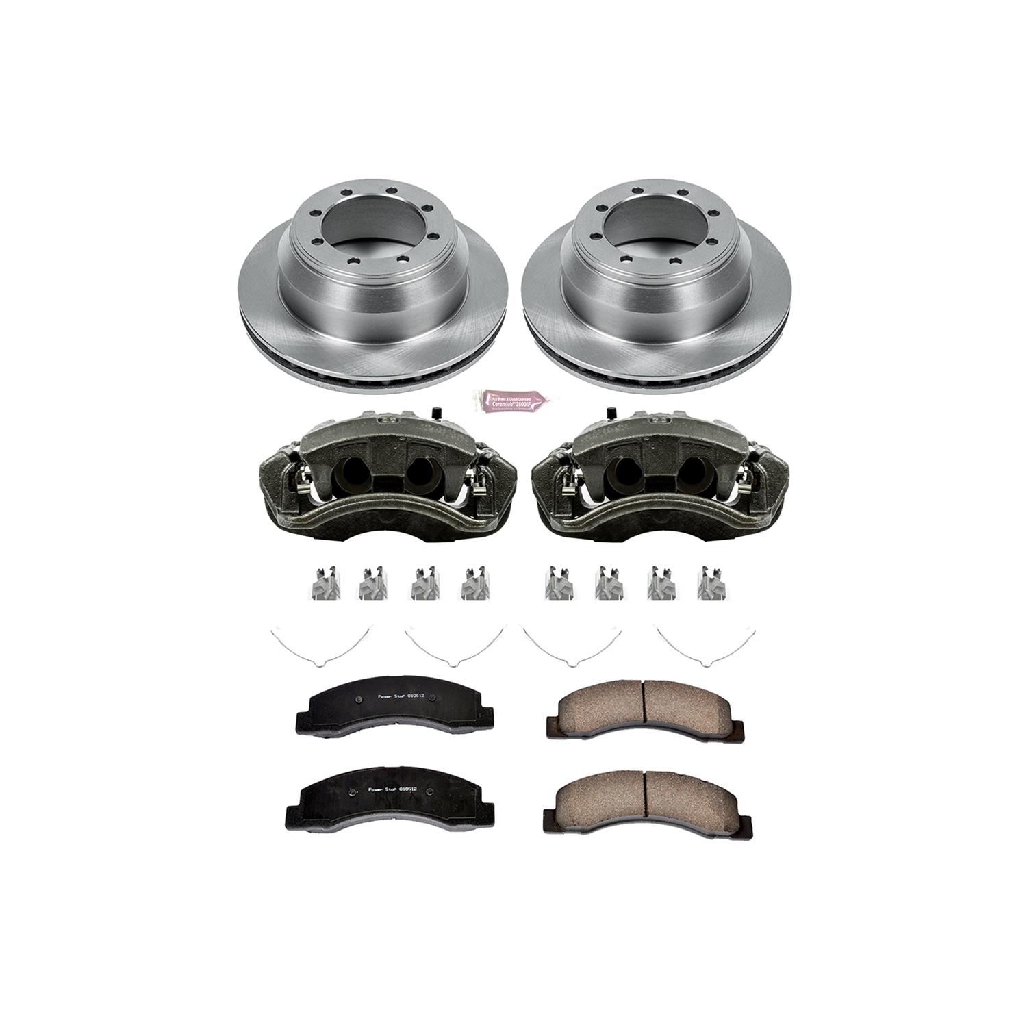 PowerStop Z17 Autospecialty F&R Brake Kit w/ Calipers | Acura TSX/Honda Accord (KCOE5391) (SPF5391) main image 1