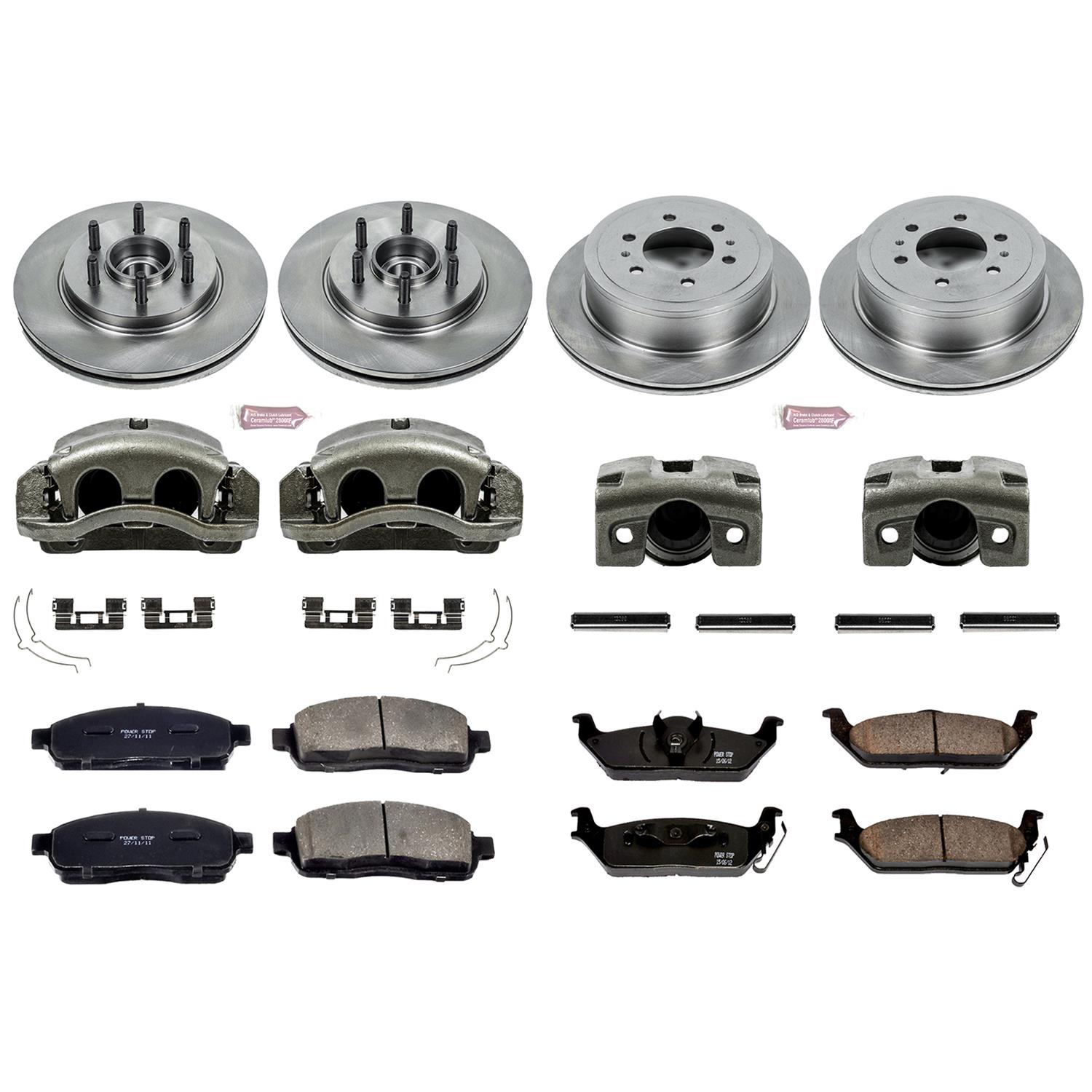 Power Stop 05-08 Ford F-150 Front & Rear Autospecialty Kit w/Calipers (Bundled Kit) thumbnail 2
