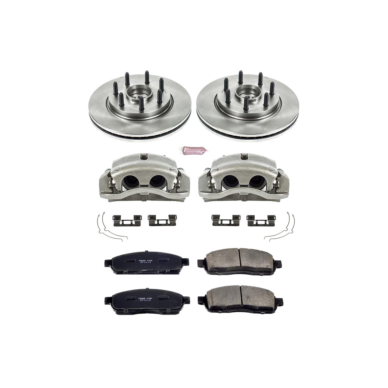 PowerStop Front Autospecialty Kit with Calipers | 2004 Ford F-150 (KCOE1941)