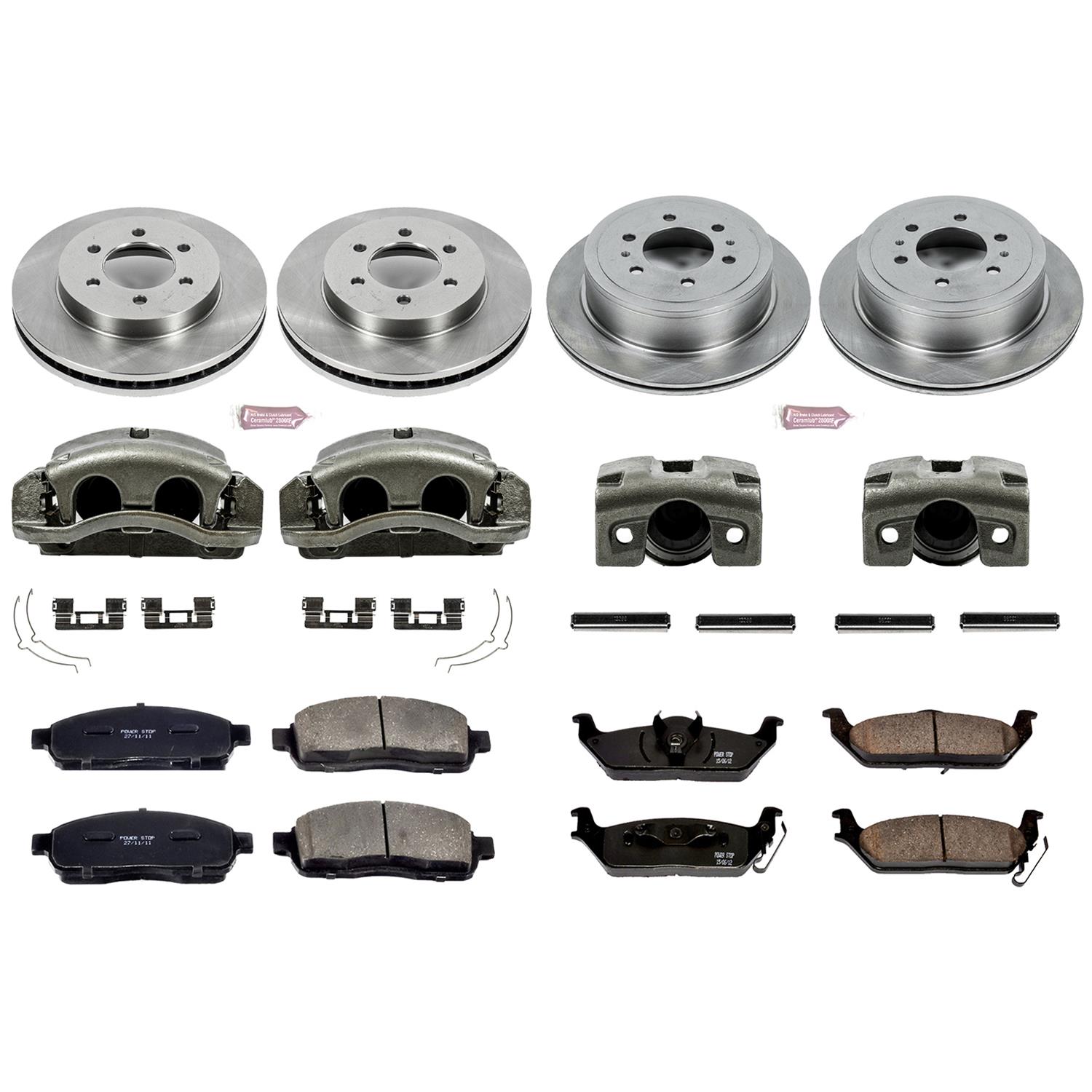 Power Stop 05-08 Ford F-150 Front & Rear Autospecialty Kit w/Cals (Bundled Kit) thumbnail 2