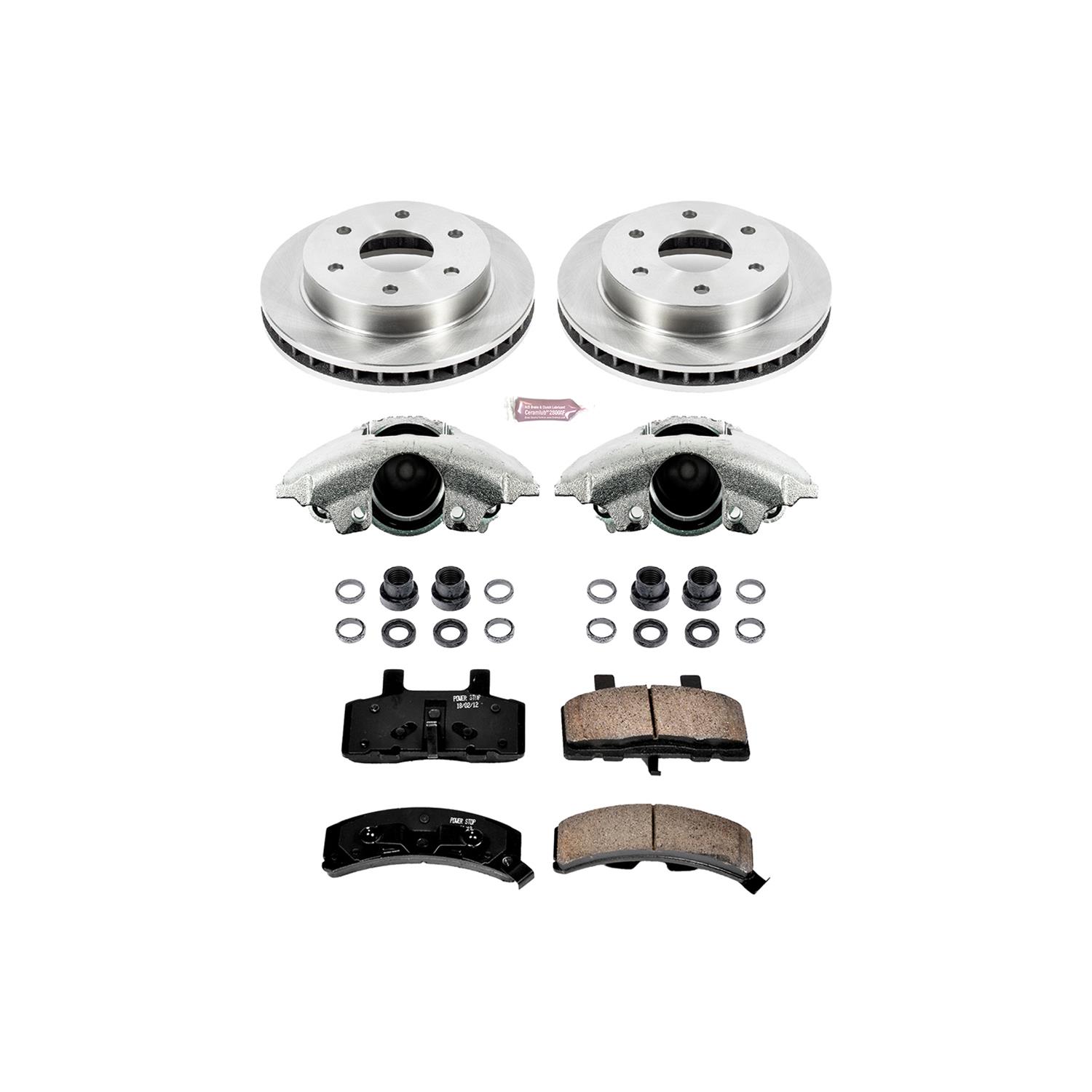 PowerStop Z17 Autospec Brake Kit w/Calipers | Honda Accord Sedan (98-02) (KCOE1240B) main image 0