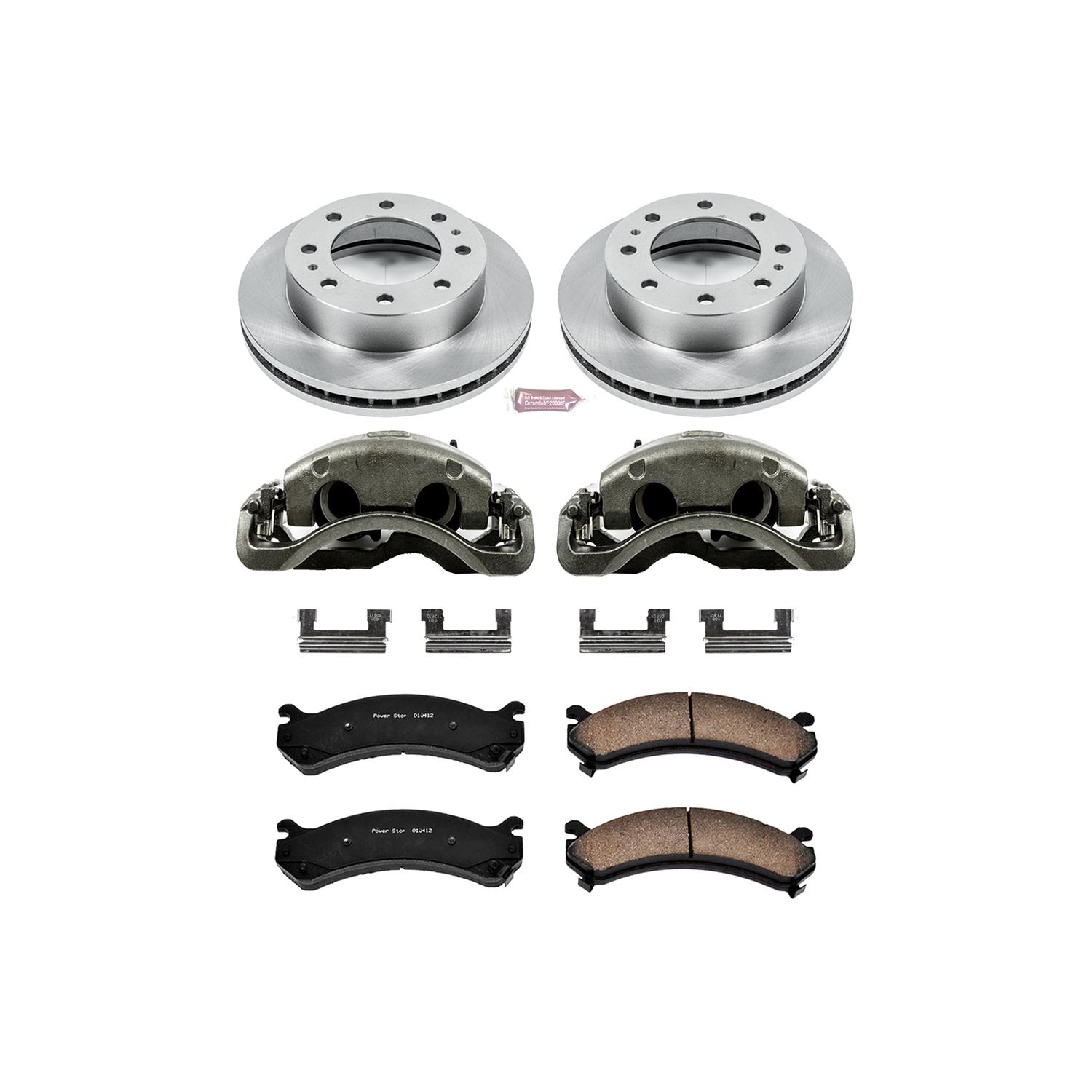 Power Stop 03-09 Hummer H2 Front Autospecialty Kit w/Cals (1x psbL4730, 1x psbL4731, 2x psbAR8642, 1x psb16-784) thumbnail 2