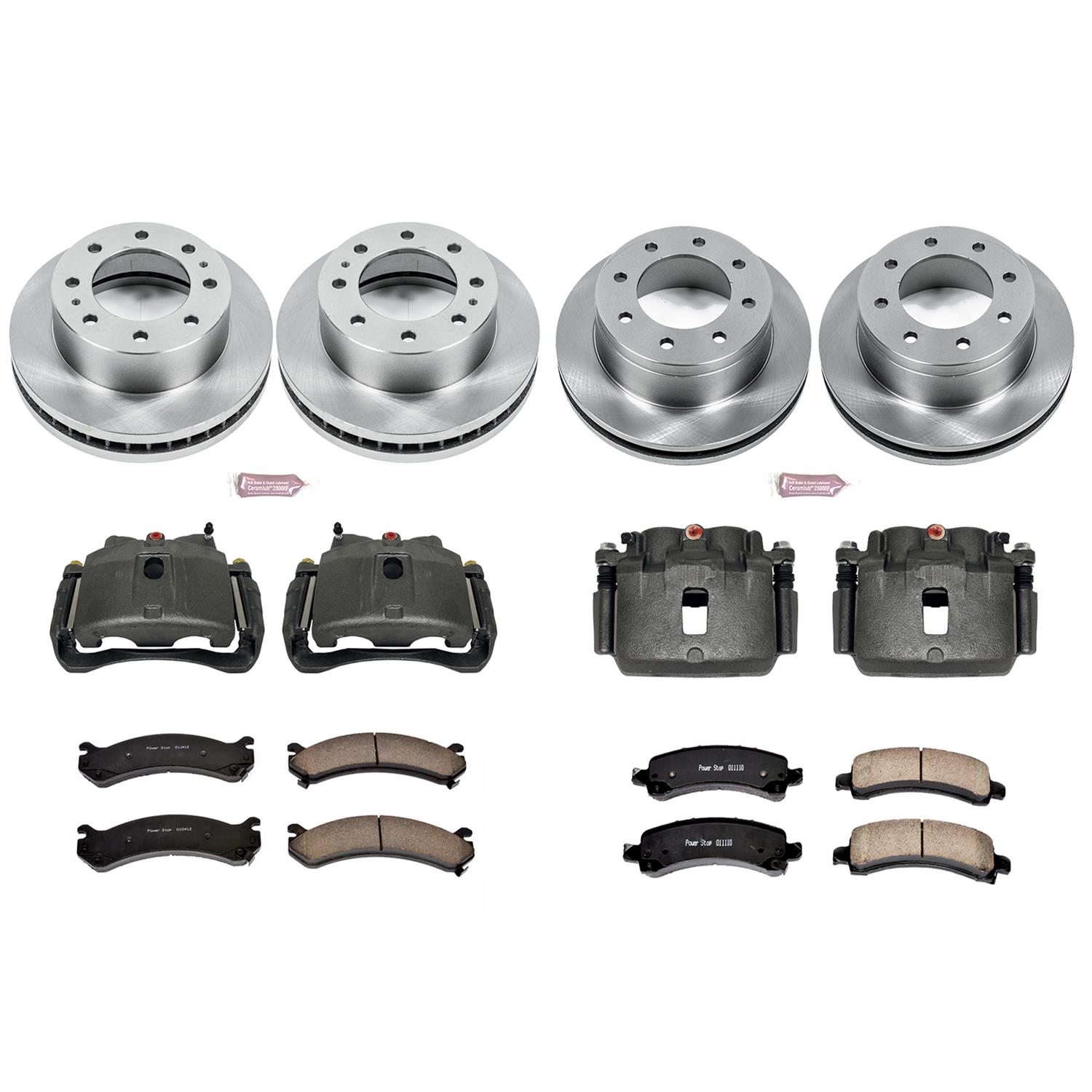 Power Stop 03-20 Chevrolet Express 2500 Front & Rear Autospecialty Kit w/Cals (Bundled Kit) thumbnail 2