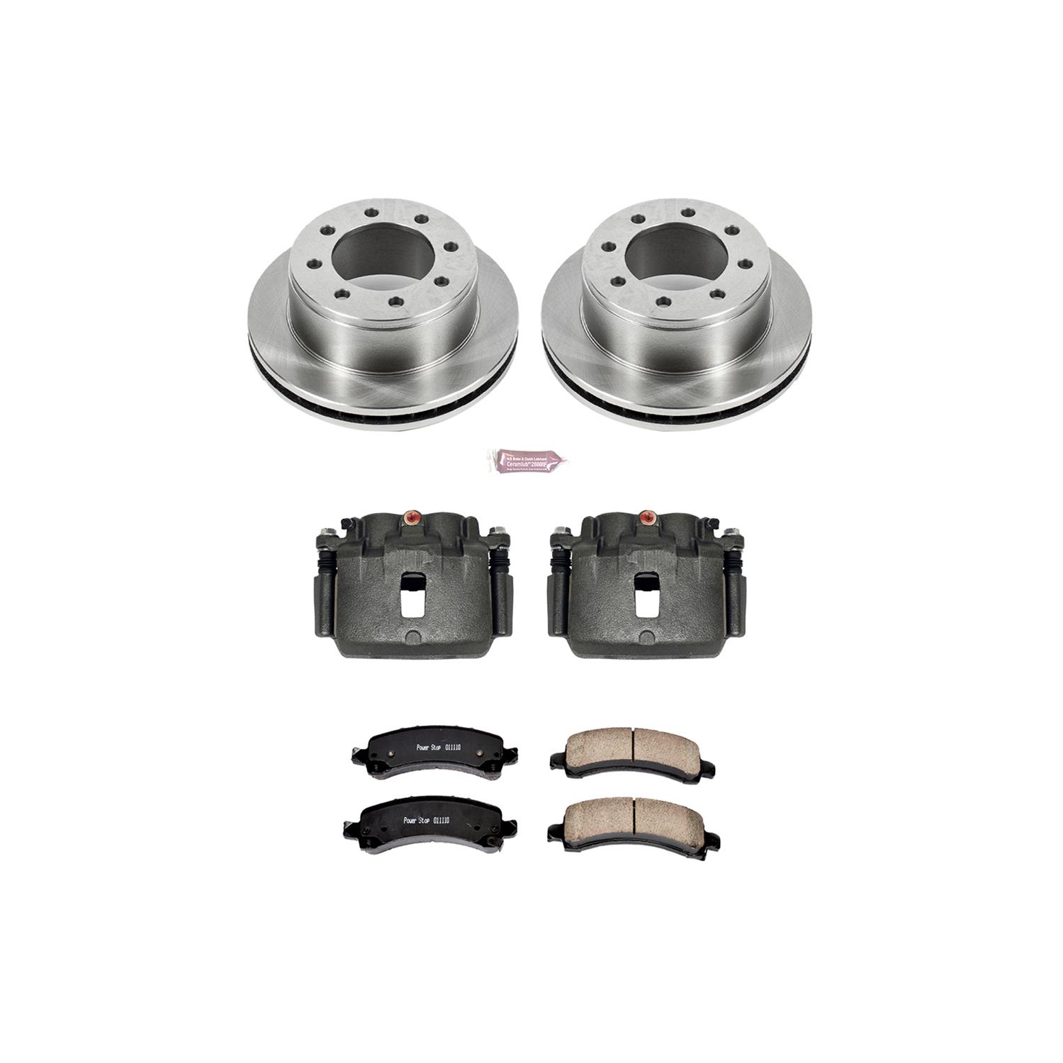 Power Stop 14-16 GMC Savana 3500 Rear Autospecialty Kit w/Cals (2x psbAR8644, 1x psbL4934, 1x psbL4935, 1x psb16-974) thumbnail 2