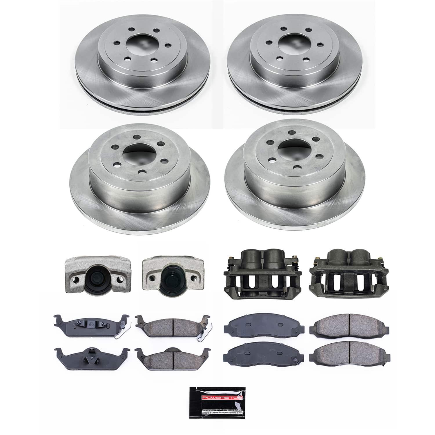 Power Stop 03-04 Dodge Dakota Front and Rear Autospecialty Kit w/Cals (Bundled Kit) thumbnail 2