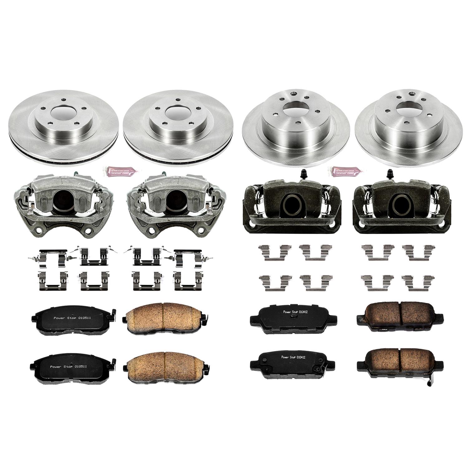 Power Stop KCOE2283 Power Stop Z17 Evolution Plus Stock Replacement