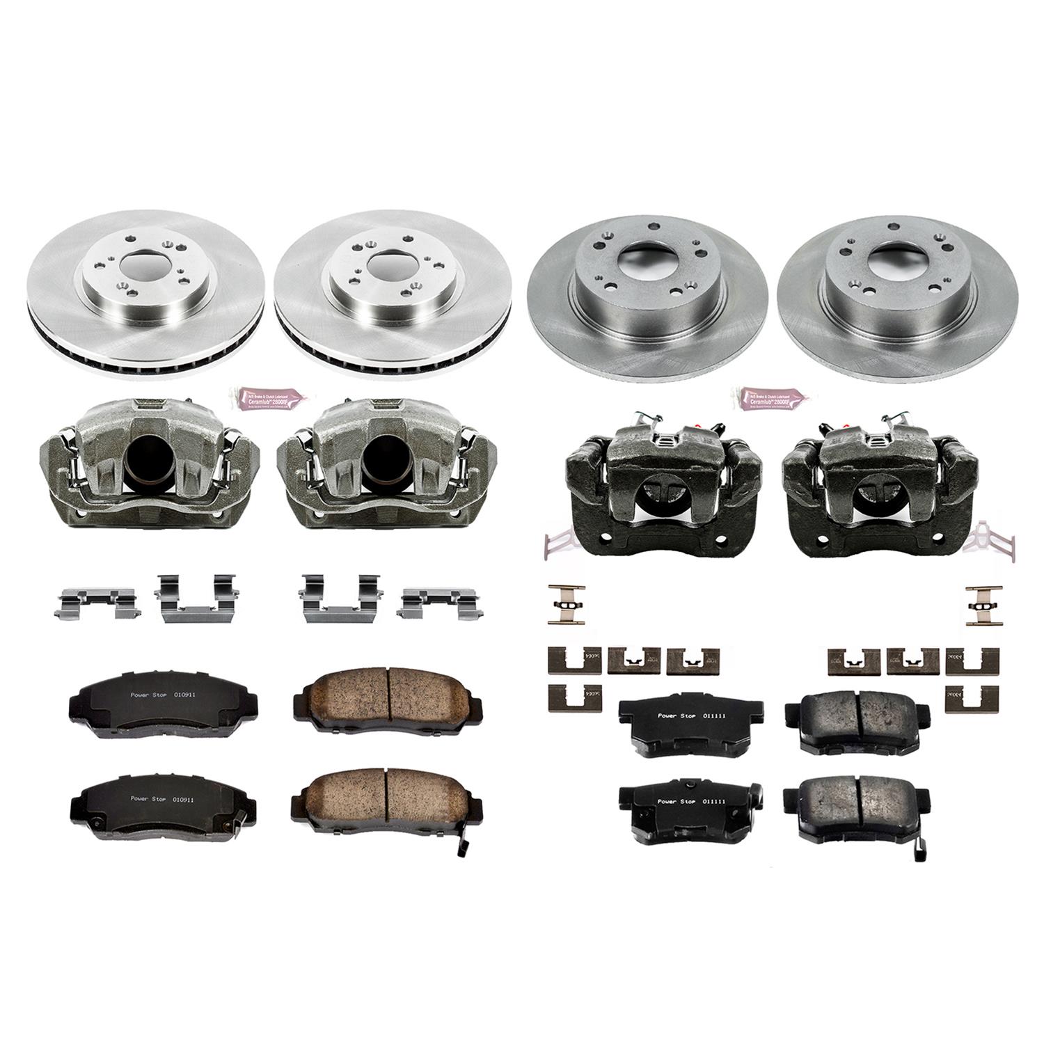 Power Stop 04-08 Acura TSX Front & Rear Autospecialty Brake Kit w/Calipers (1x psbKCOE2292, 1x psbKCOE2391) thumbnail 2