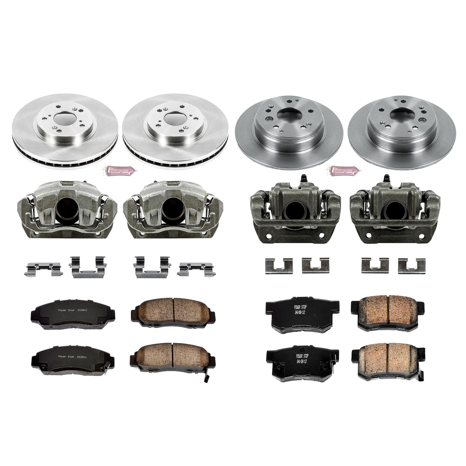 Power Stop 04-08 Acura TL Front & Rear Autospecialty Brake Kit w/Calipers (1x psbKCOE2292, 1x psbKCOE2434) thumbnail 2