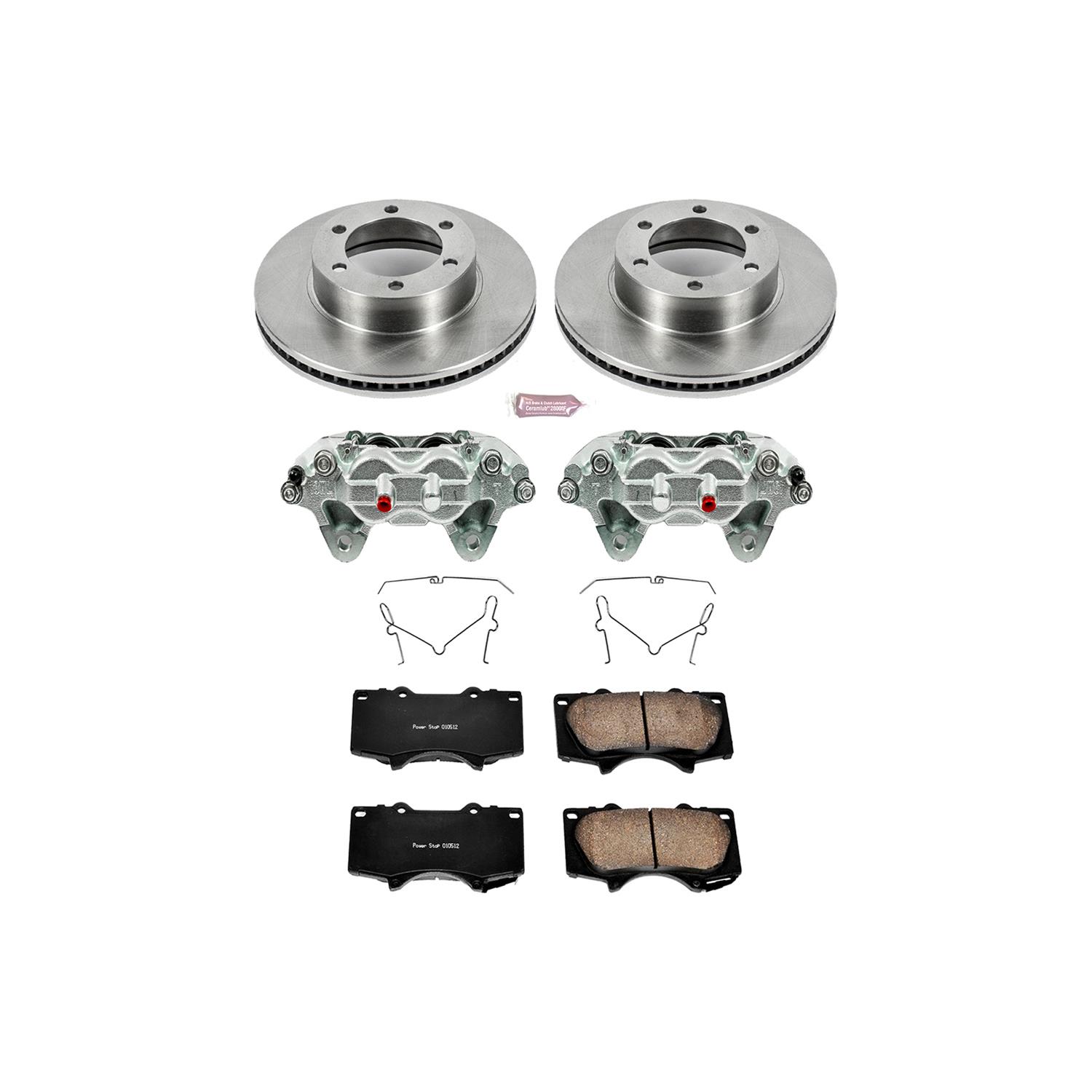 Power Stop 00-06 Toyota Tundra Front Autospecialty Kit w/Cals (1x psbL2713, 1x psbL2712, 2x psbJBR935, 1x psb16-976) thumbnail 2