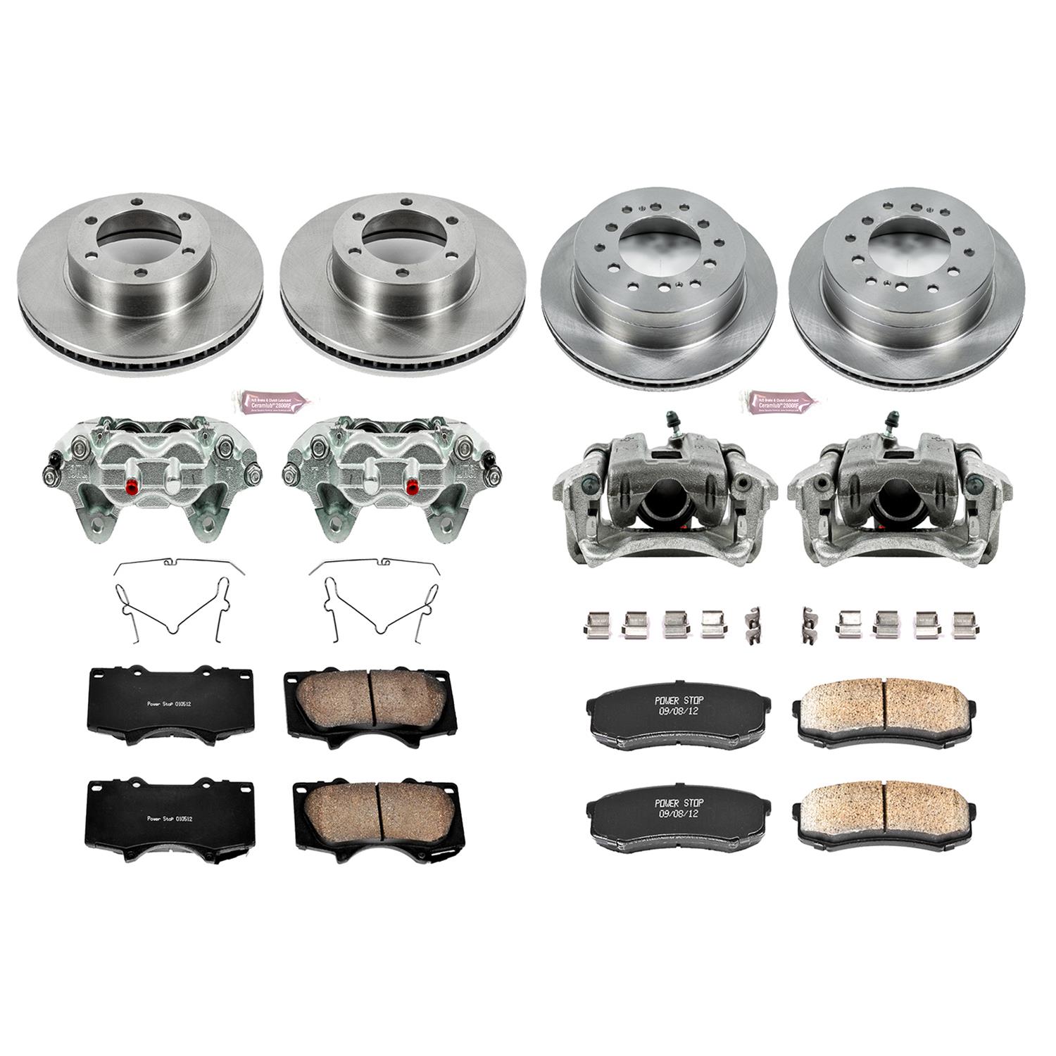 Power Stop 01-07 Toyota Sequoia Front and Rear Autospecialty Kit w/Cals (Bundled Kit) thumbnail 2
